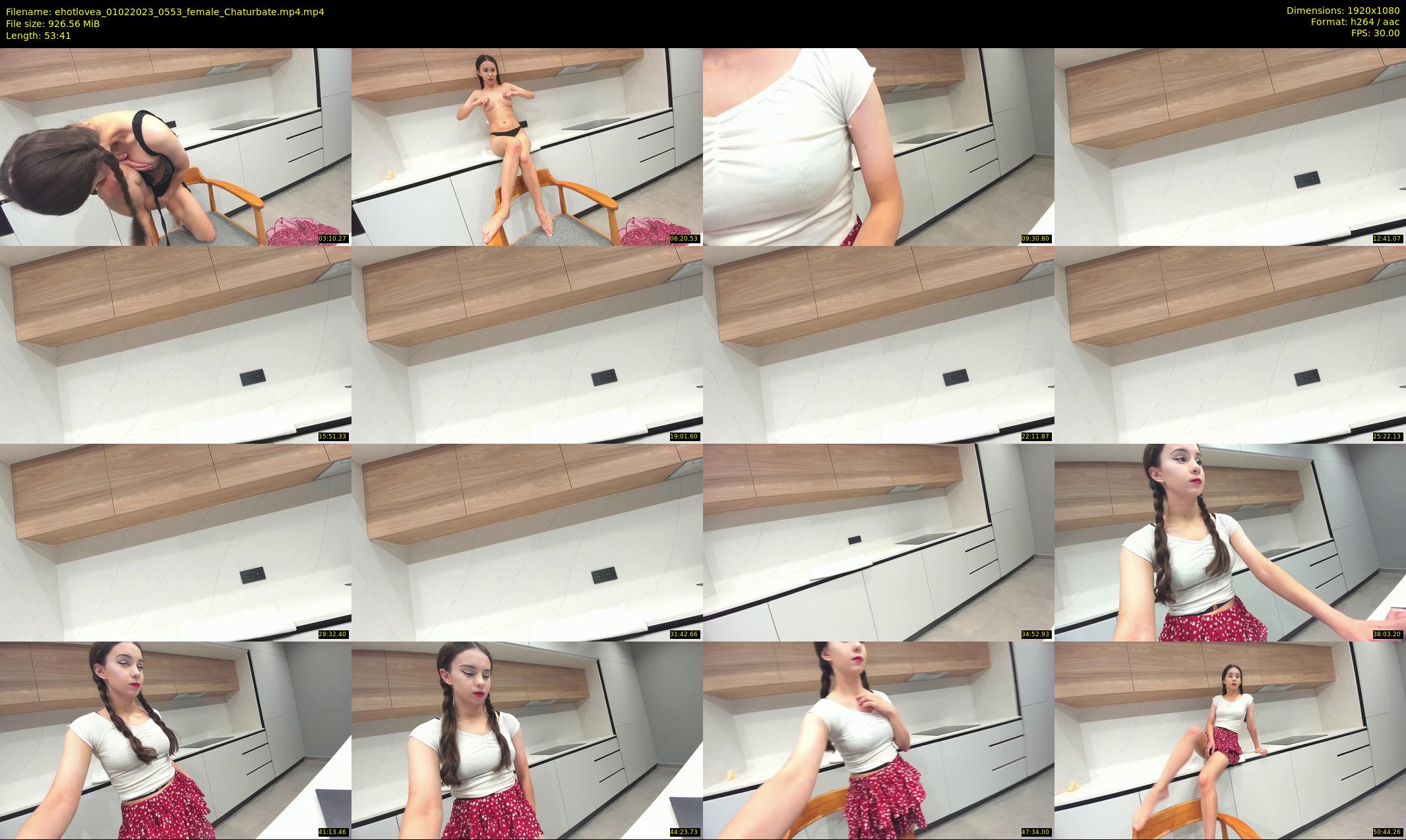 ehotlovea — 54 minute Chaturbate female cam show recording, 1080p, Feb 1, 2023