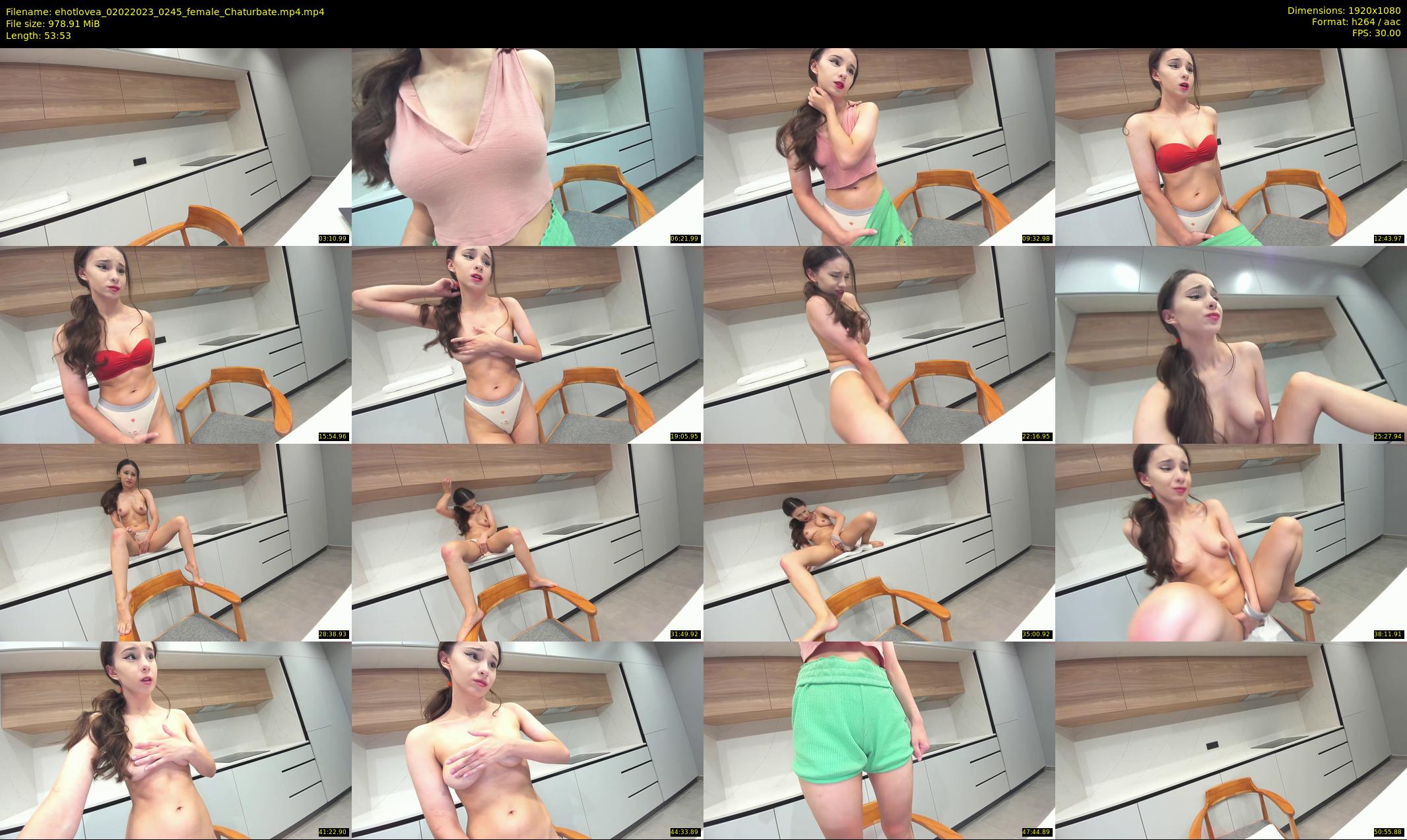 ehotlovea — 54 minute Chaturbate female cam show recording, 1080p, Feb 2, 2023