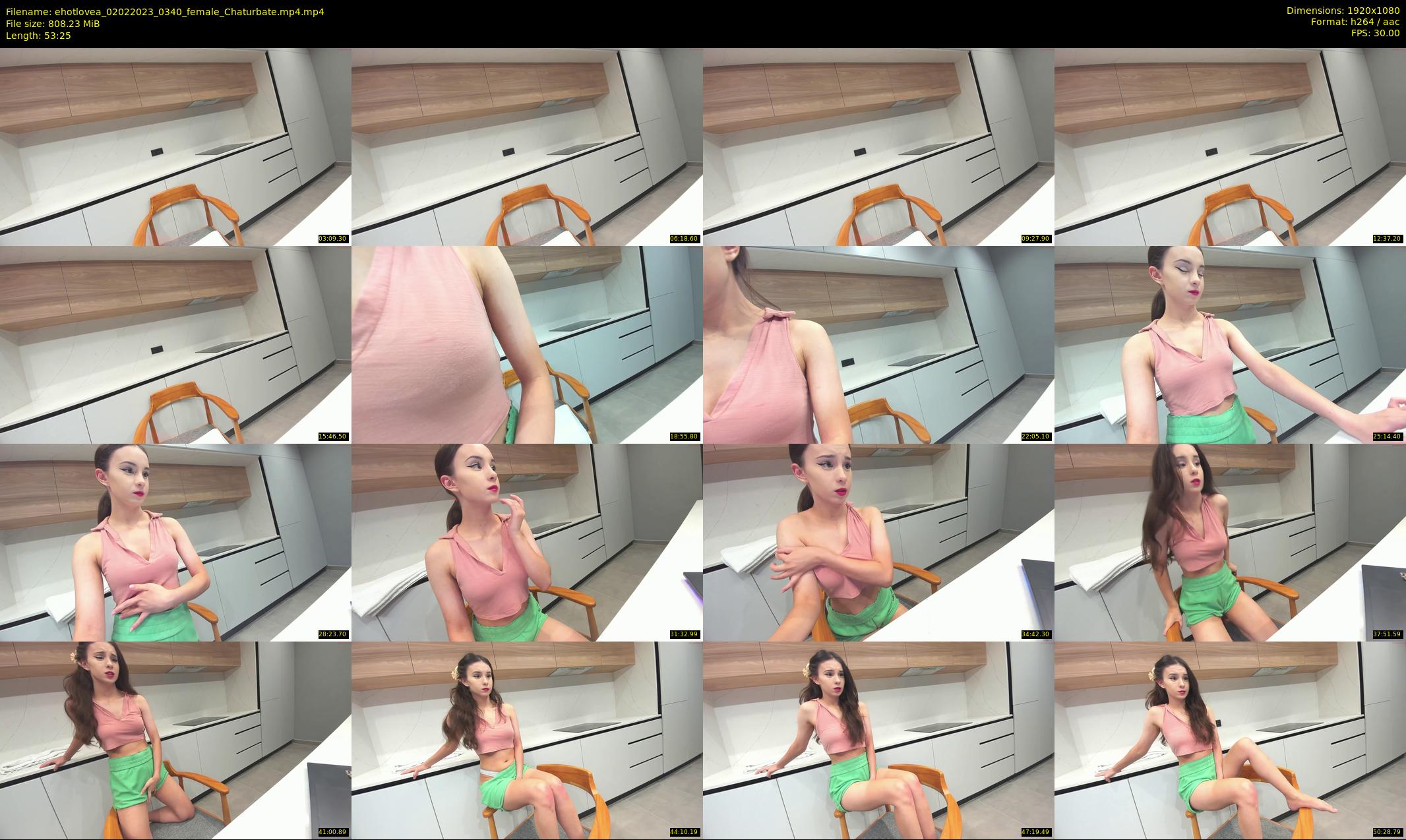 ehotlovea — 54 minute Chaturbate female cam show recording, 1080p, Feb 2, 2023