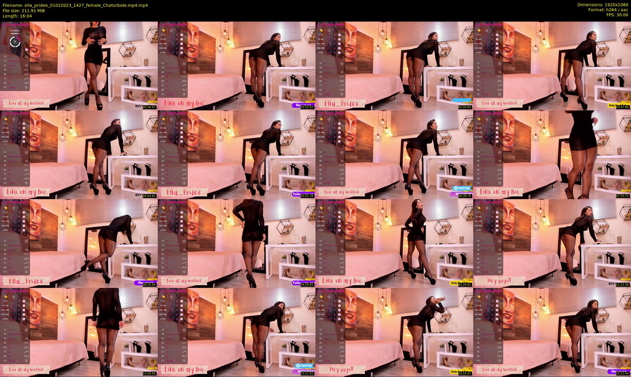 ella_pridee — 17 minute Chaturbate female cam show recording, 1080p, Feb 1, 2023