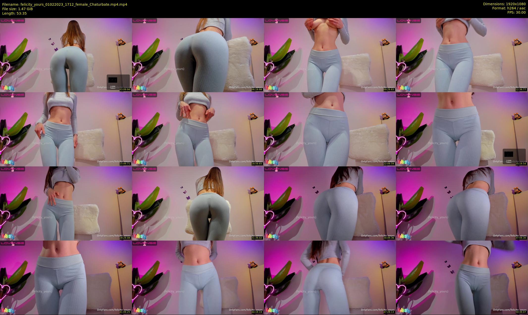 felicity_yours — 54 minute Chaturbate female cam show recording, 1080p, Feb 1, 2023