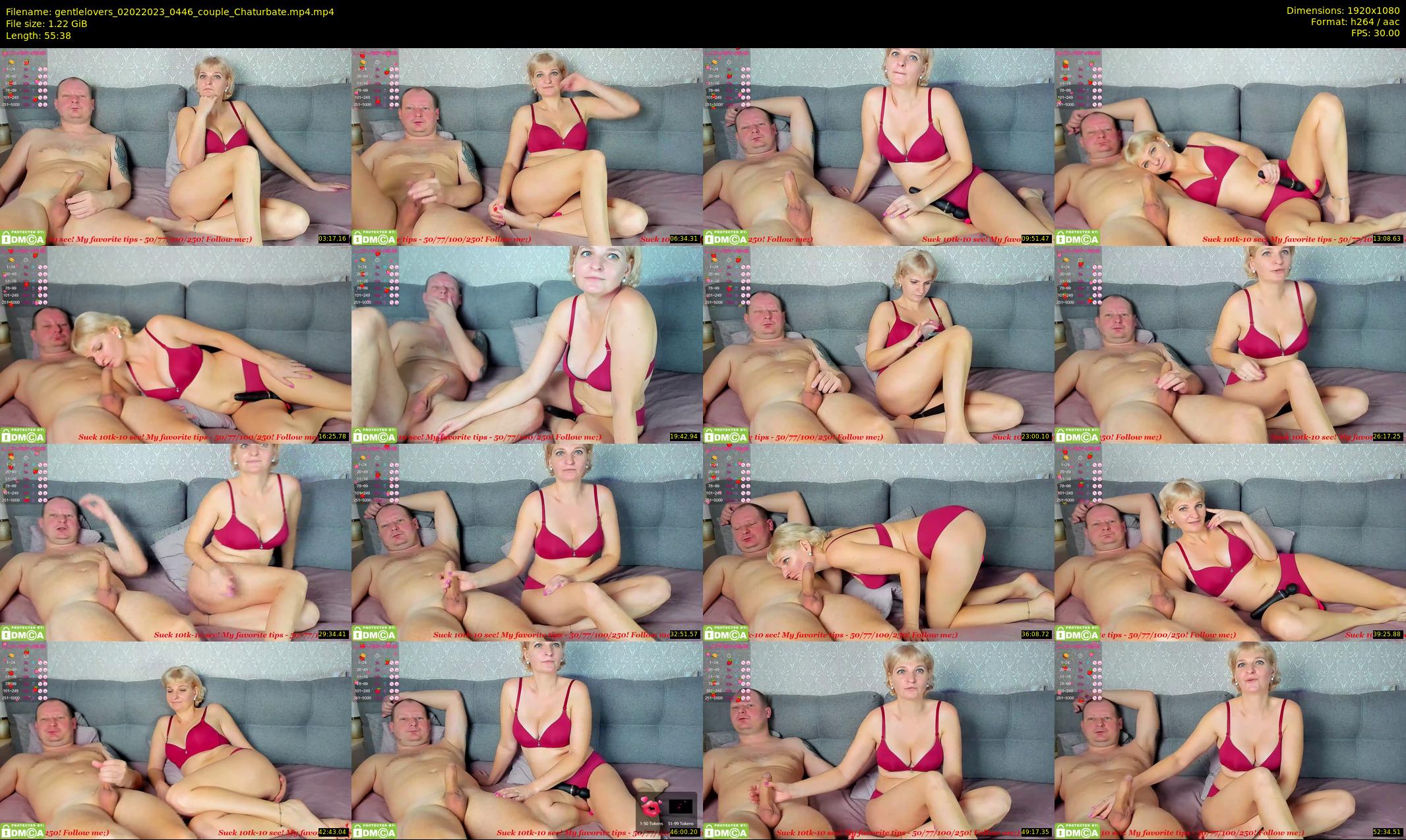 gentlelovers — 56 minute Chaturbate couple cam show recording, 1080p, Feb 2, 2023