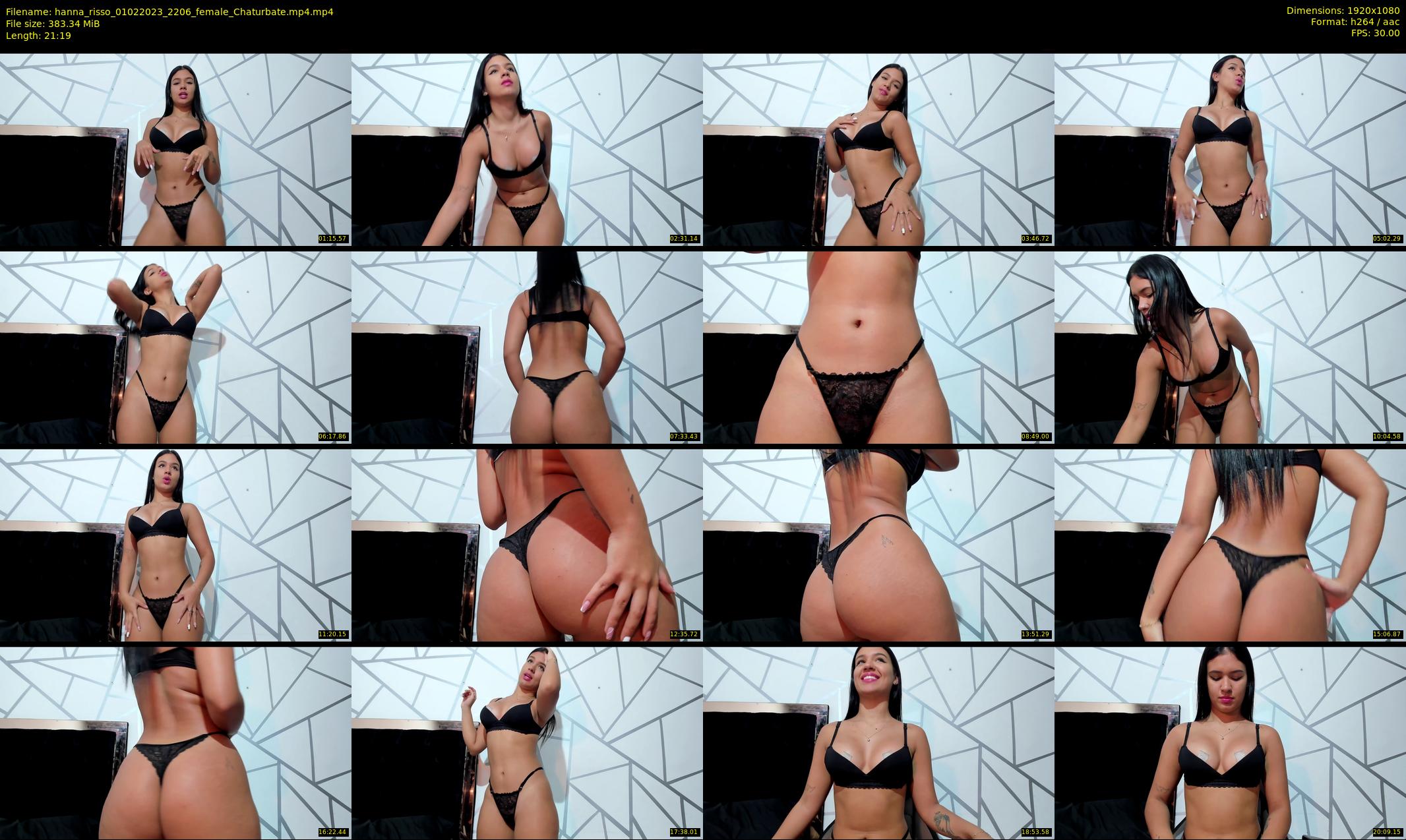 hanna_risso — 22 minute Chaturbate female cam show recording, 1080p, Feb 1, 2023