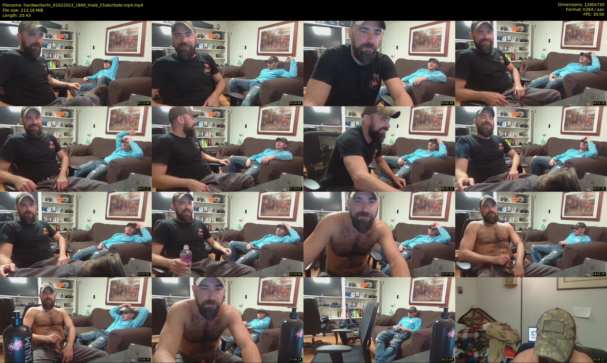 hardworkertn — 21 minute Chaturbate male cam show recording, 720p, Feb 1, 2023