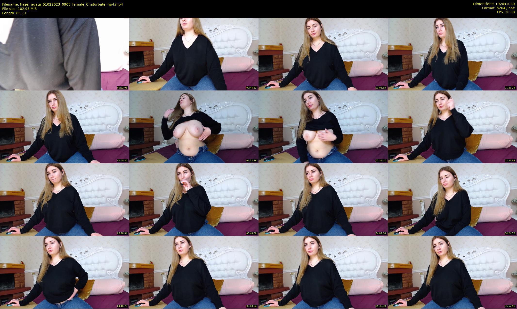hazel_agata — 7 minute Chaturbate female cam show recording, 1080p, Feb 1, 2023
