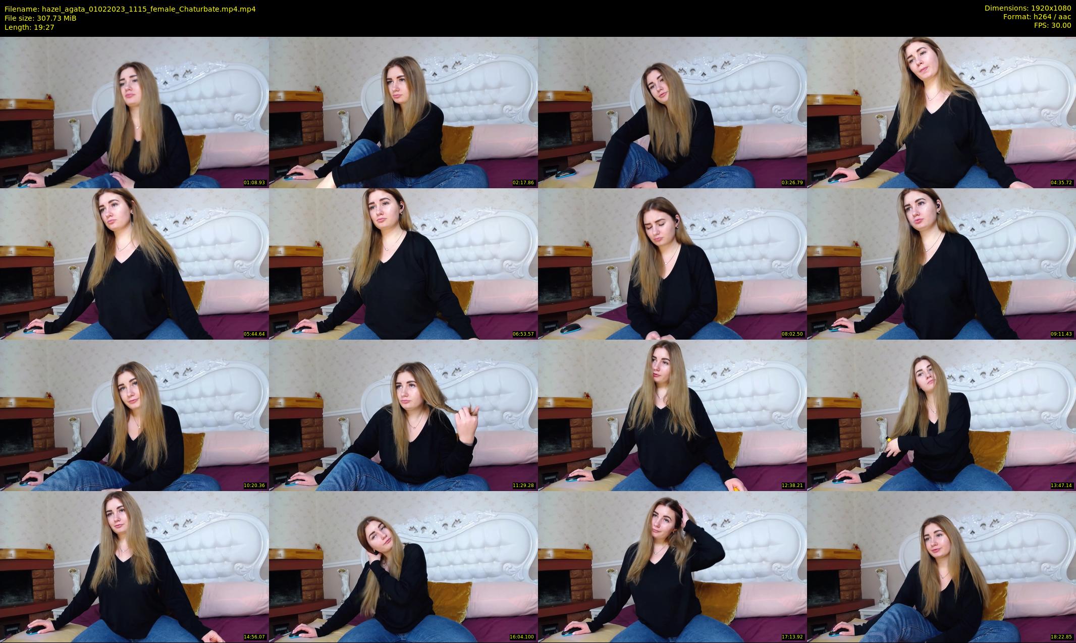 hazel_agata — 20 minute Chaturbate female cam show recording, 1080p, Feb 1, 2023