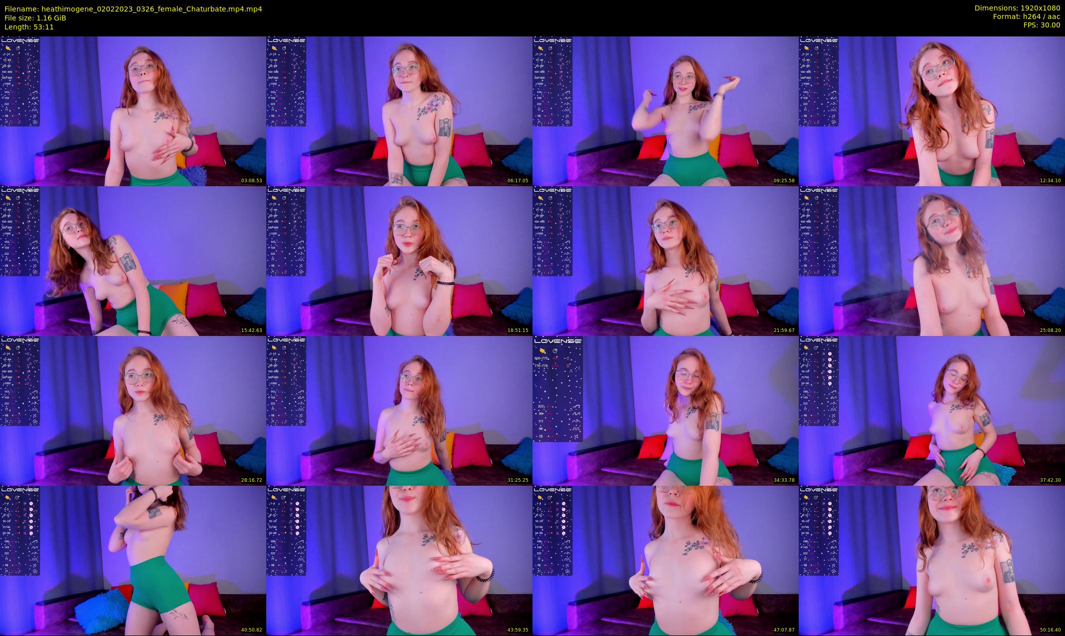 heathimogene — 54 minute Chaturbate female cam show recording, 1080p, Feb 2, 2023
