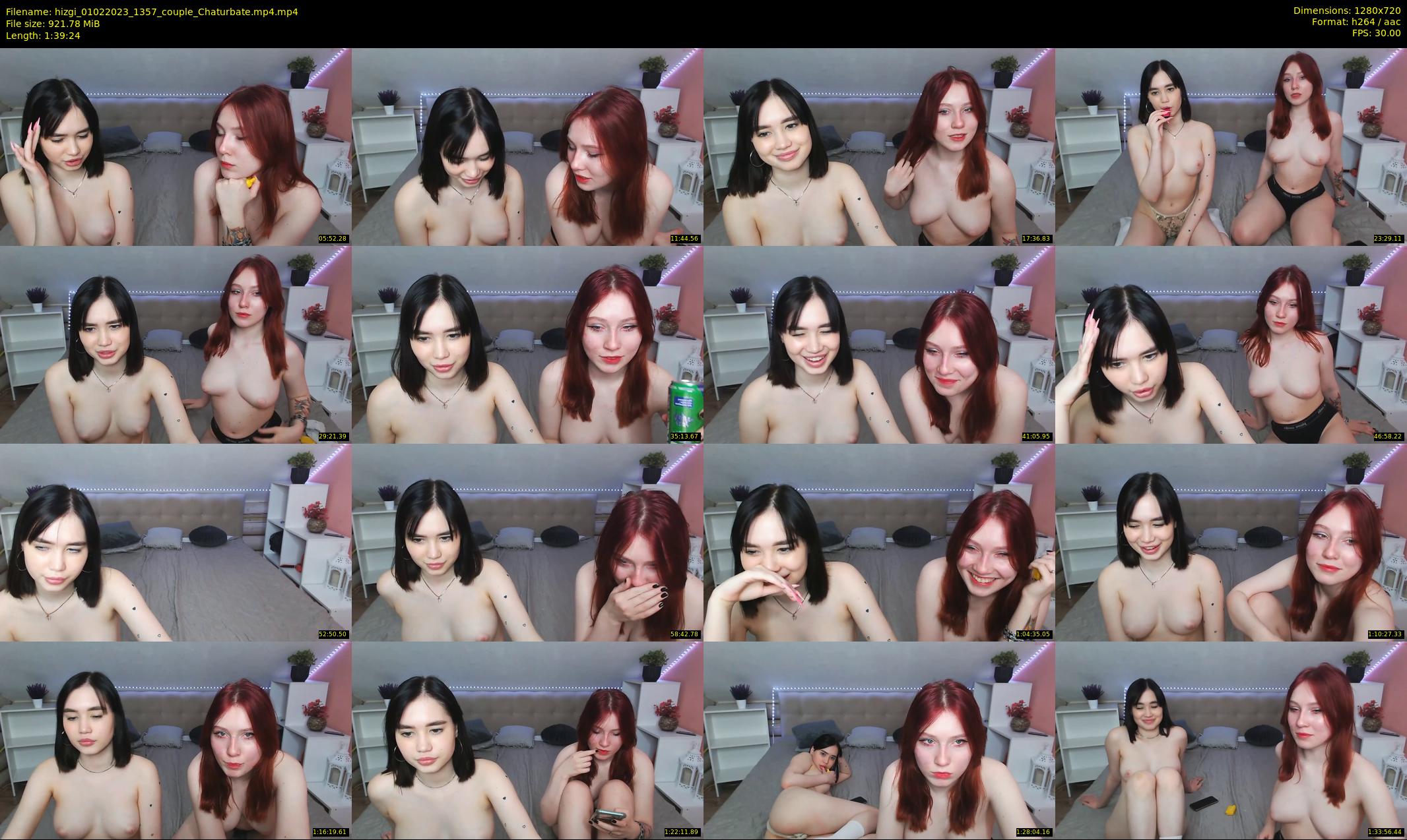 hizgi — 100 minute Chaturbate couple cam show recording, 720p, Feb 1, 2023