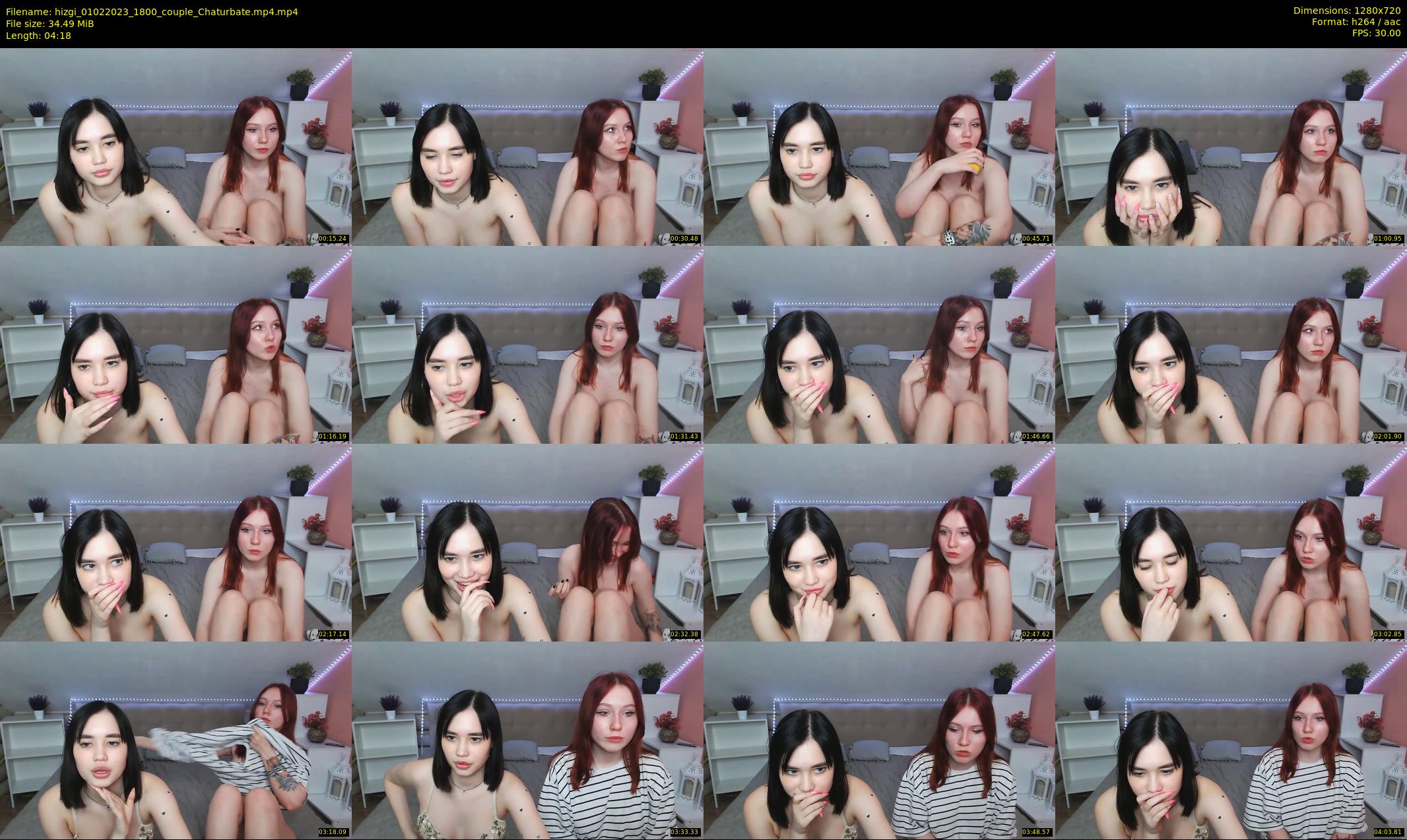 hizgi — 5 minute Chaturbate couple cam show recording, 720p, Feb 1, 2023