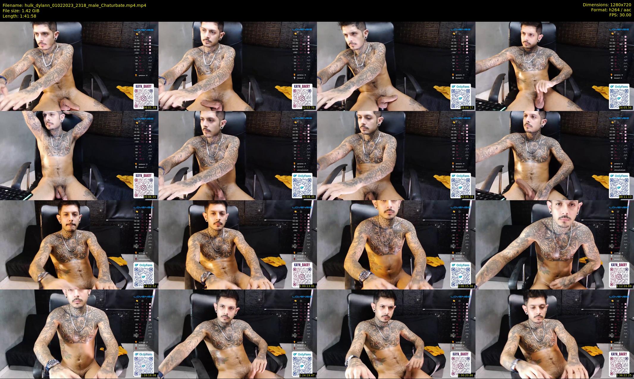 hulk_dylann — 102 minute Chaturbate male cam show recording, 720p, Feb 1, 2023