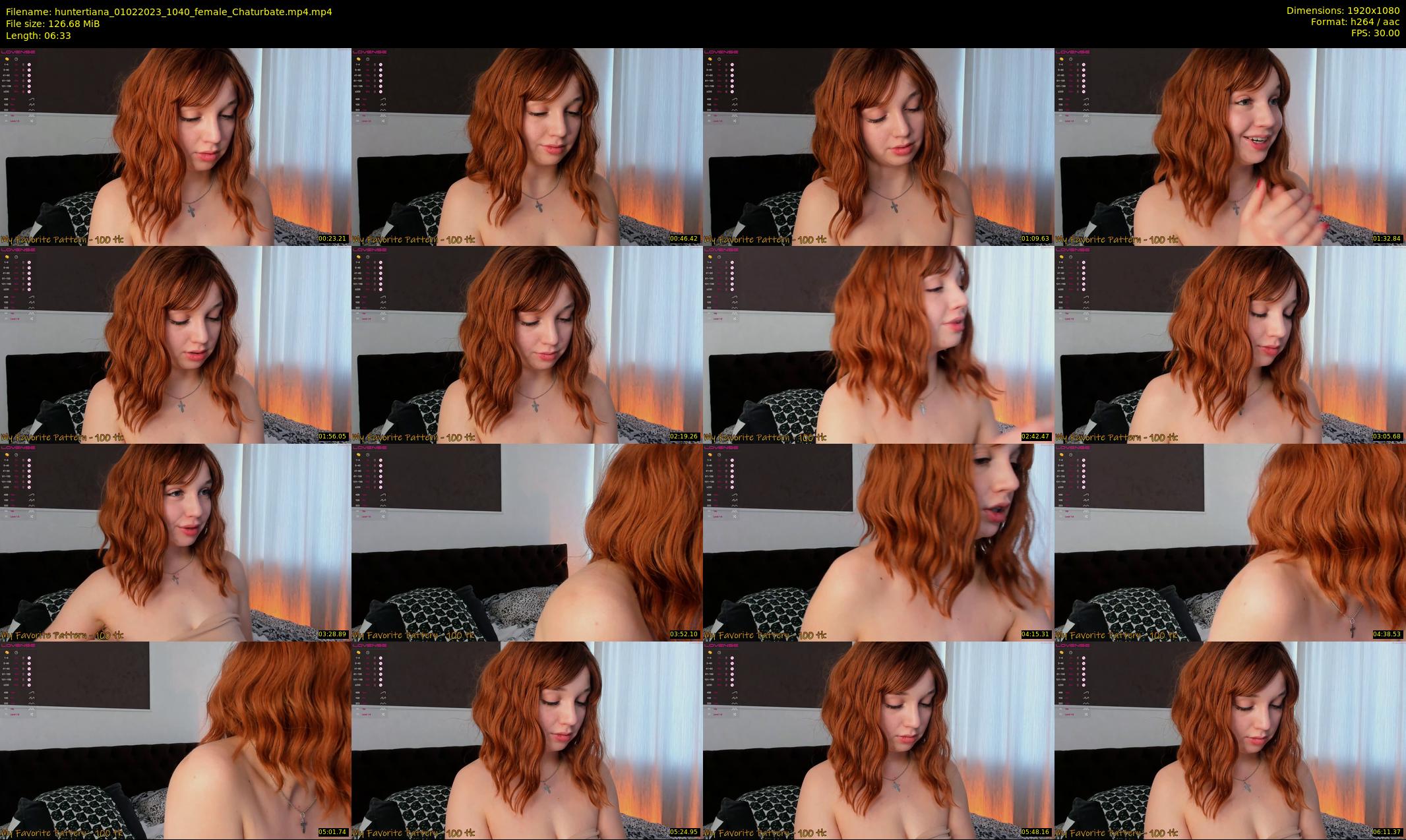 huntertiana — 7 minute Chaturbate female cam show recording, 1080p, Feb 1, 2023