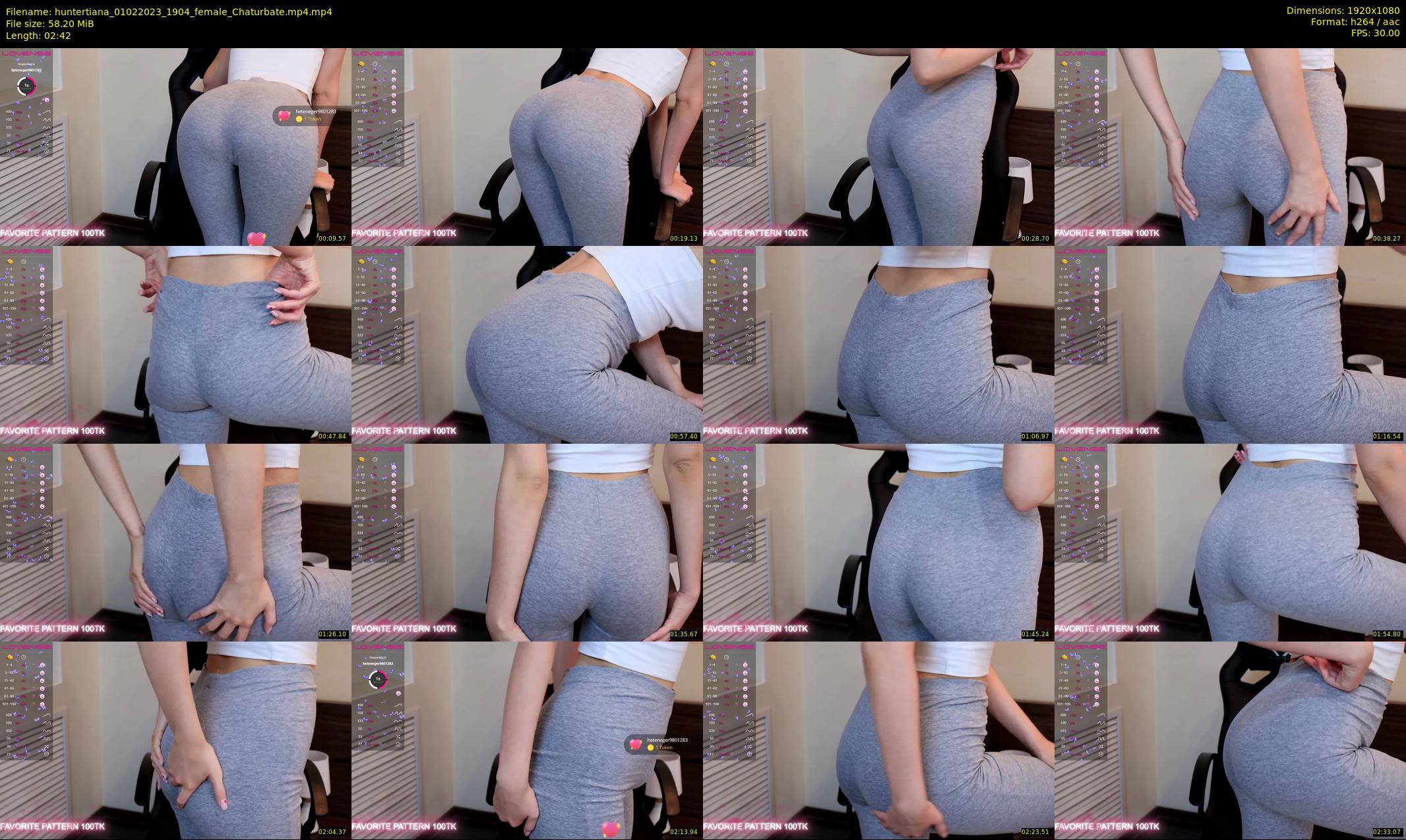 huntertiana — 3 minute Chaturbate female cam show recording, 1080p, Feb 1, 2023