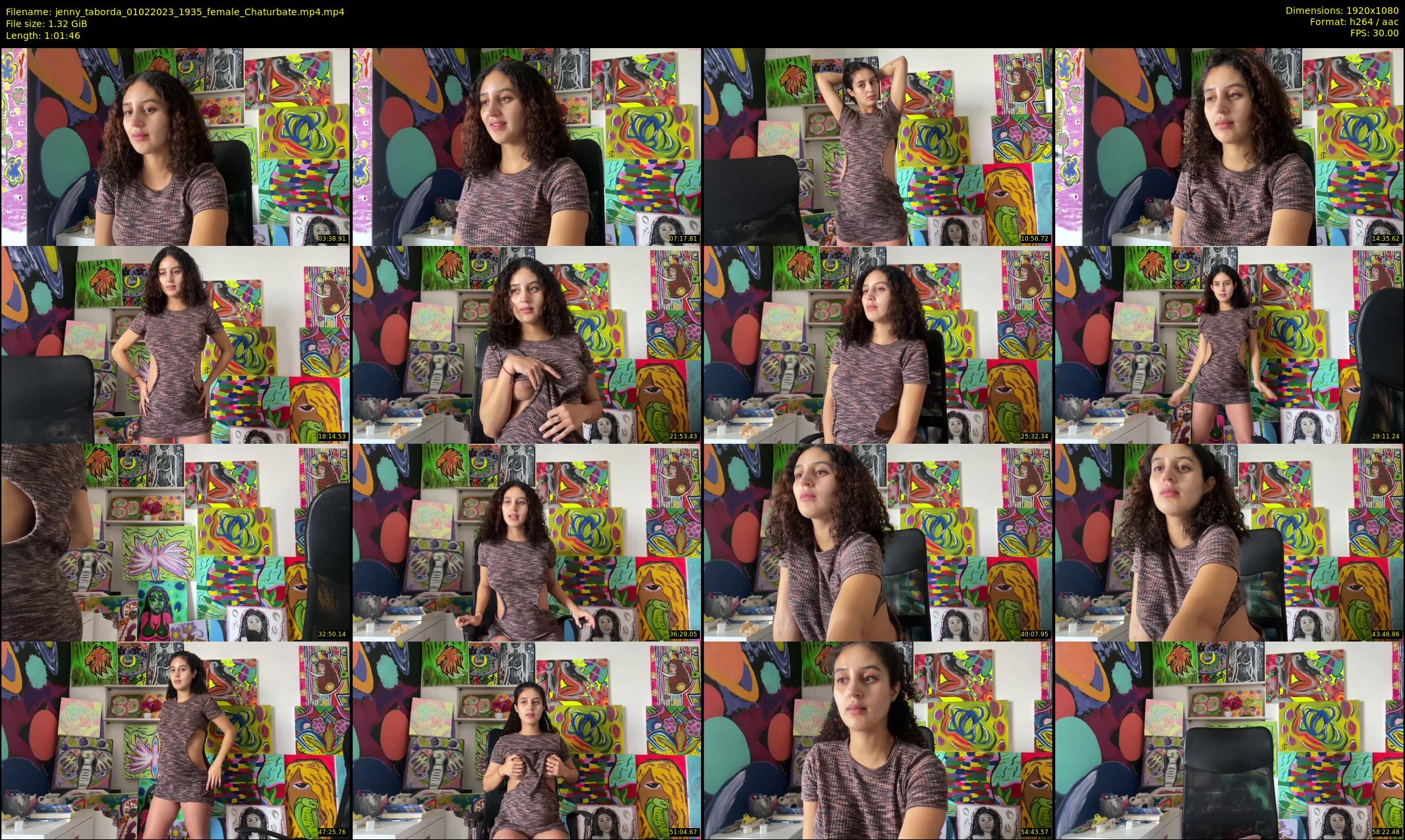 jenny_taborda — 62 minute Chaturbate female cam show recording, 1080p, Feb 1, 2023