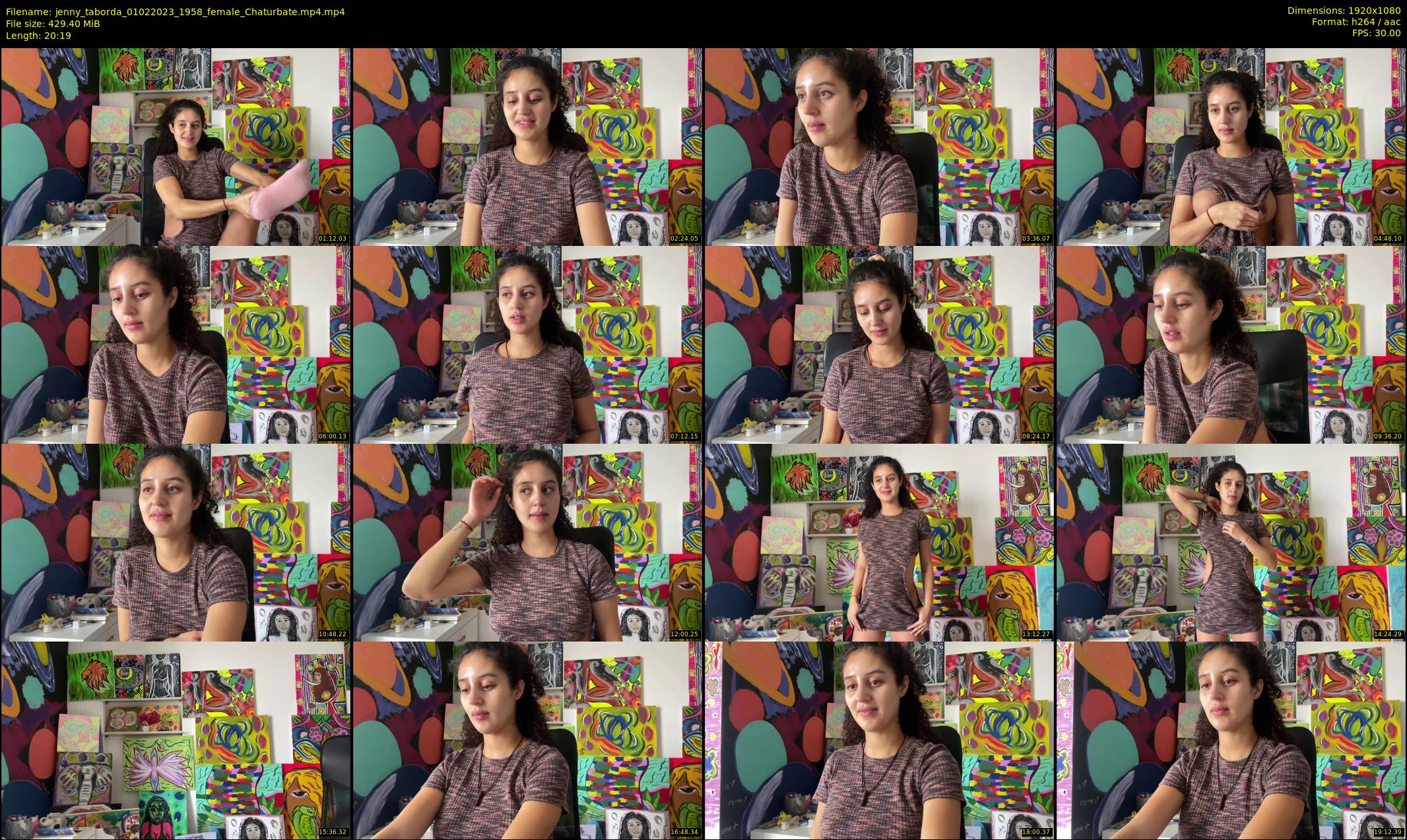 jenny_taborda — 21 minute Chaturbate female cam show recording, 1080p, Feb 1, 2023