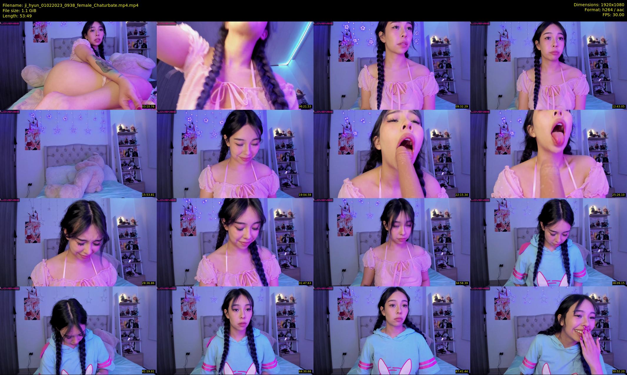 ji_hyun — 54 minute Chaturbate female cam show recording, 1080p, Feb 1, 2023
