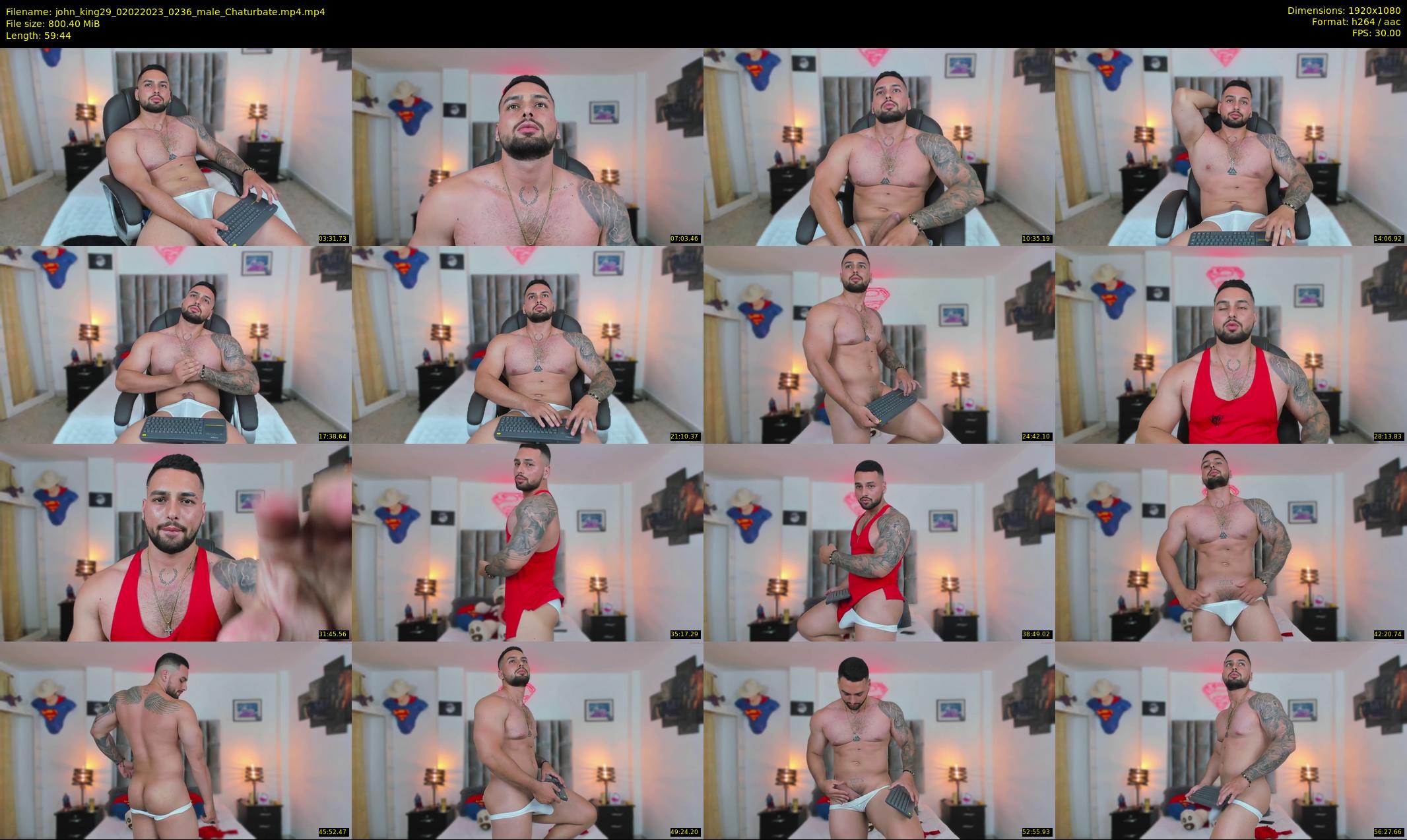 john_king29 — 60 minute Chaturbate male cam show recording, 1080p, Feb 2, 2023