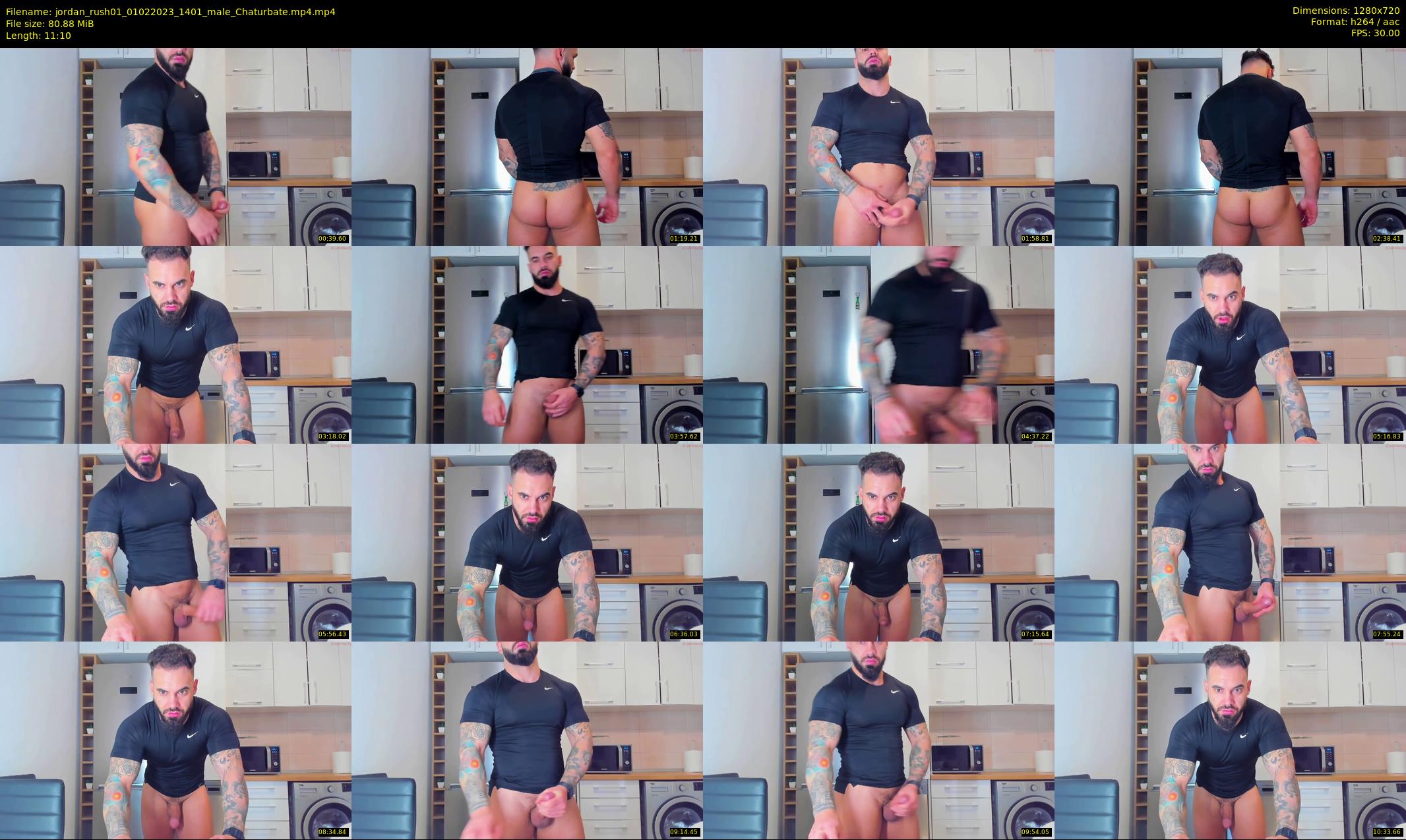 jordan_rush01 — 12 minute Chaturbate male cam show recording, 720p, Feb 1, 2023