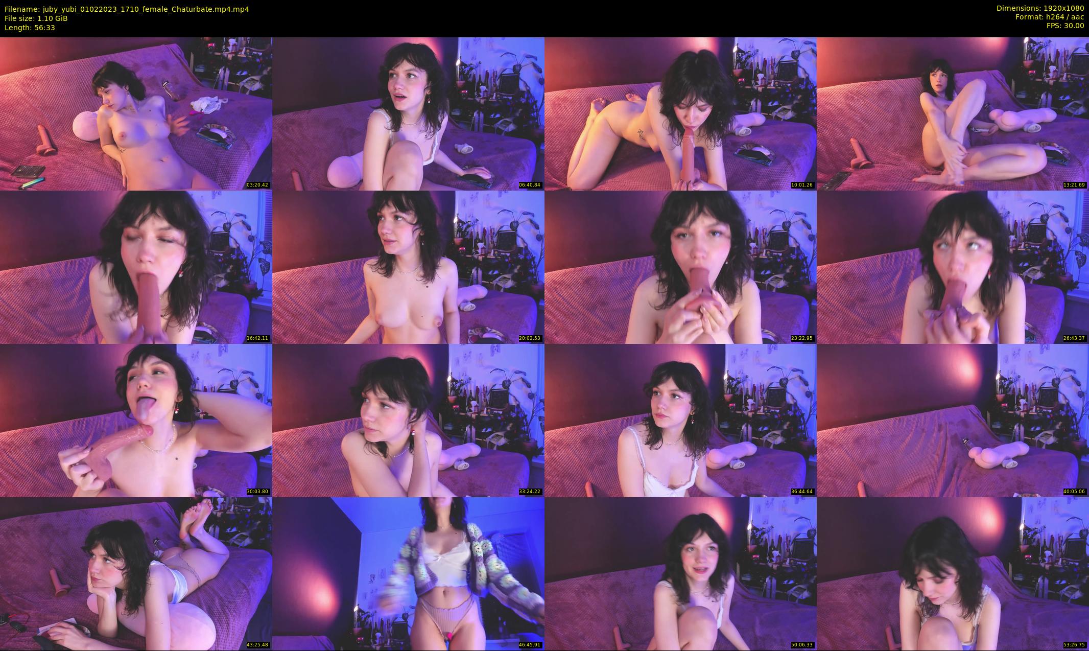 juby_yubi — 57 minute Chaturbate female cam show recording, 1080p, Feb 1, 2023