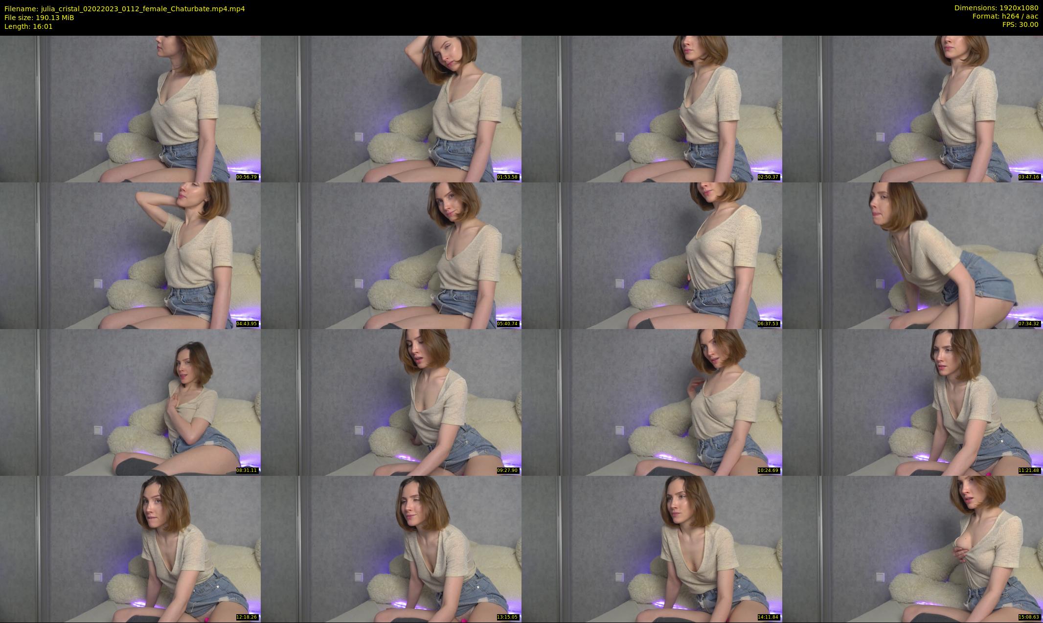 julia_cristal — 17 minute Chaturbate female cam show recording, 1080p, Feb 2, 2023