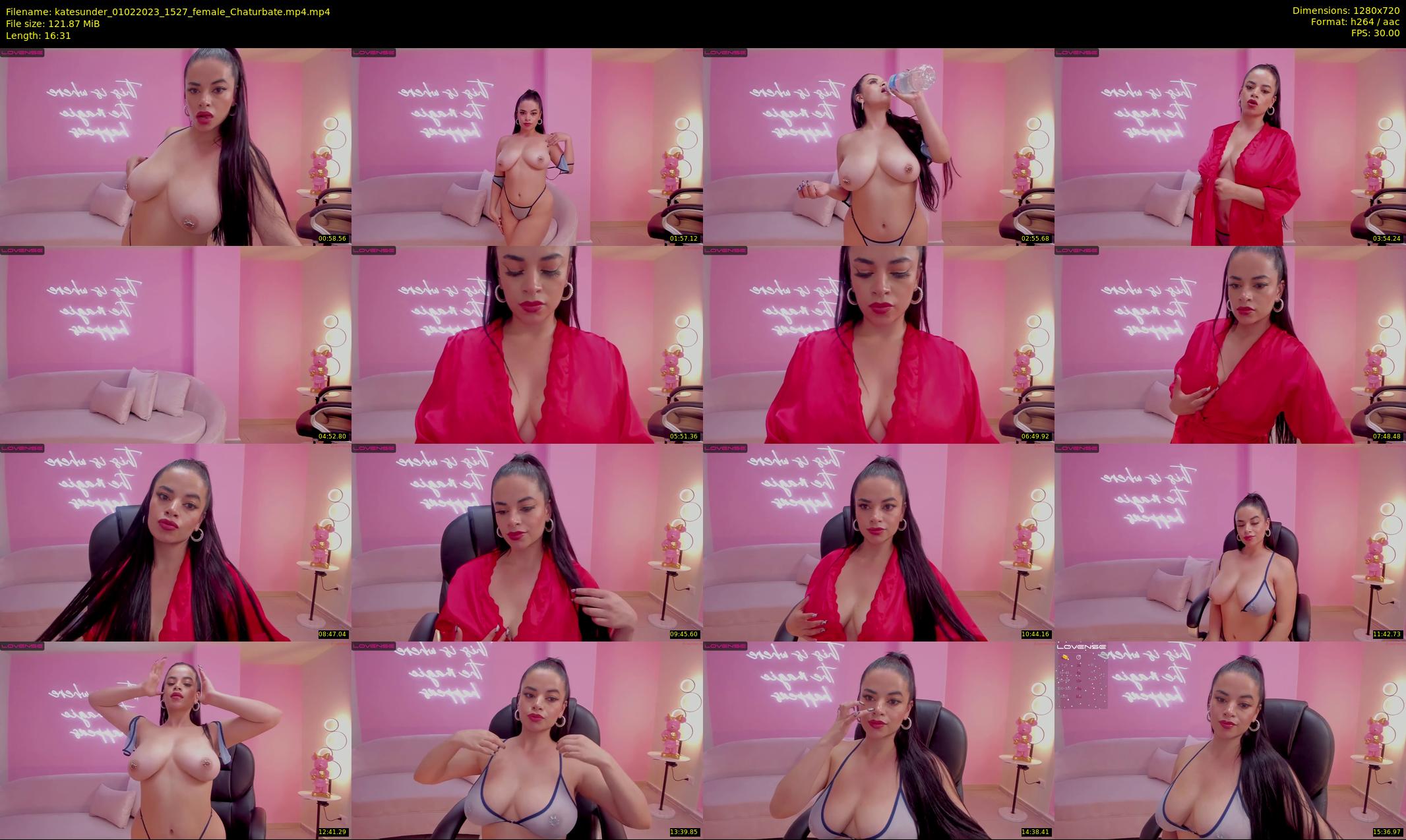 katesunder — 17 minute Chaturbate female cam show recording, 720p, Feb 1, 2023
