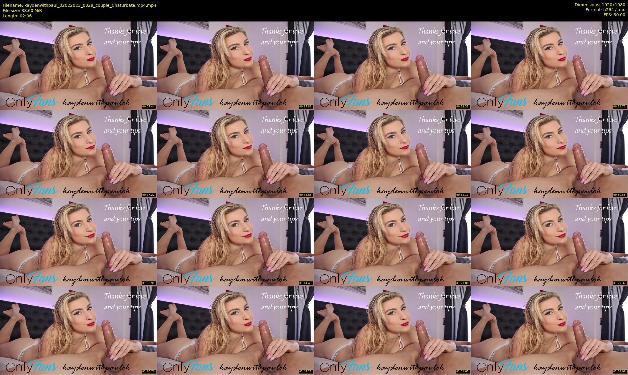 kaydenwithpaul — 3 minute Chaturbate couple cam show recording, 1080p, Feb 2, 2023