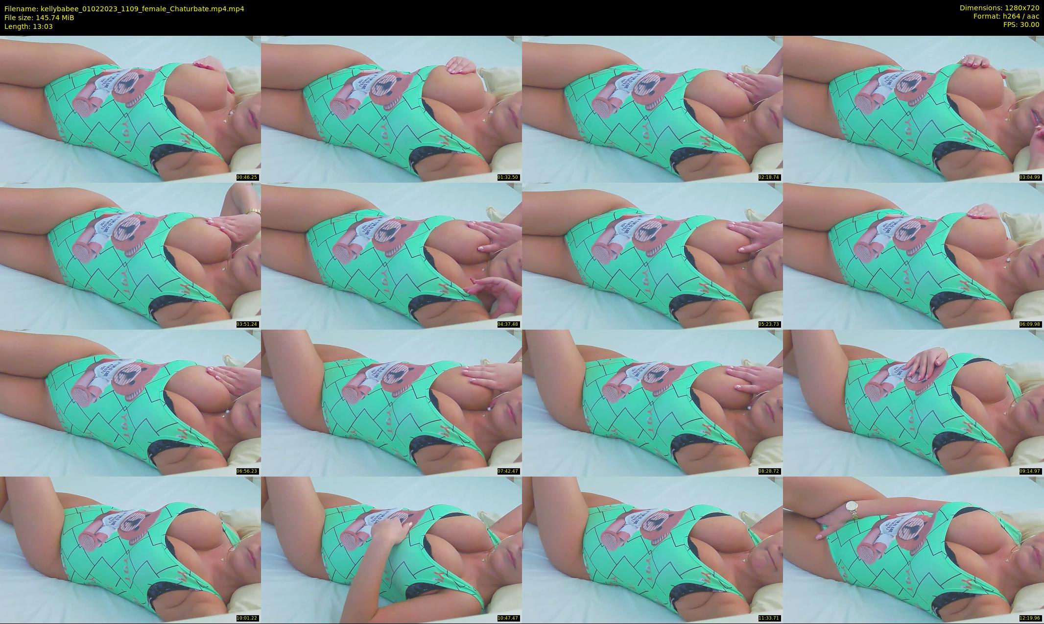 kellybabee — 14 minute Chaturbate female cam show recording, 720p, Feb 1, 2023