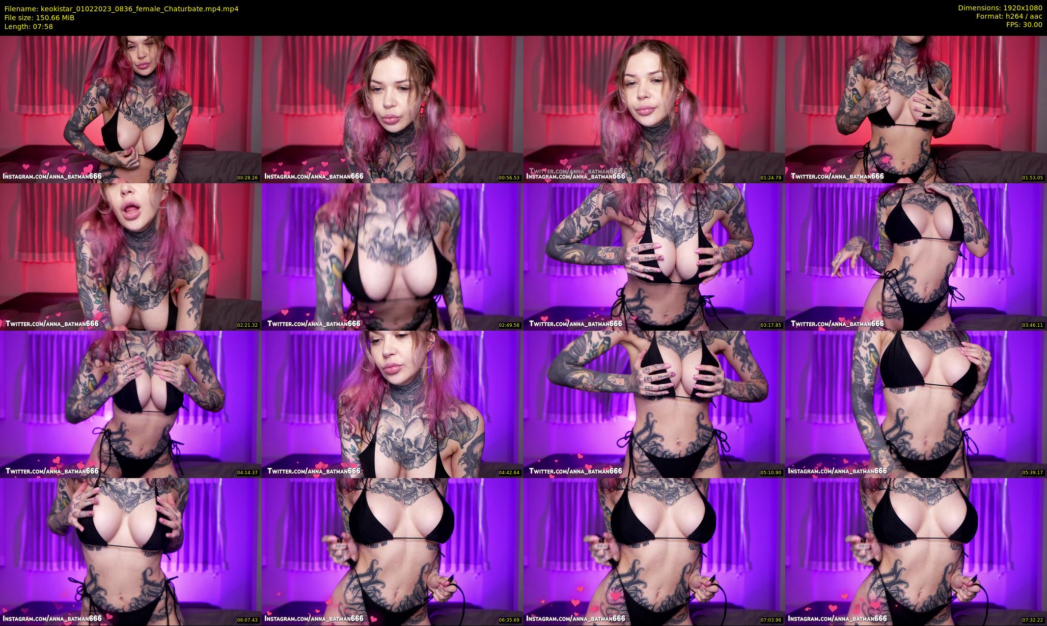 keokistar — 8 minute Chaturbate female cam show recording, 1080p, Feb 1, 2023