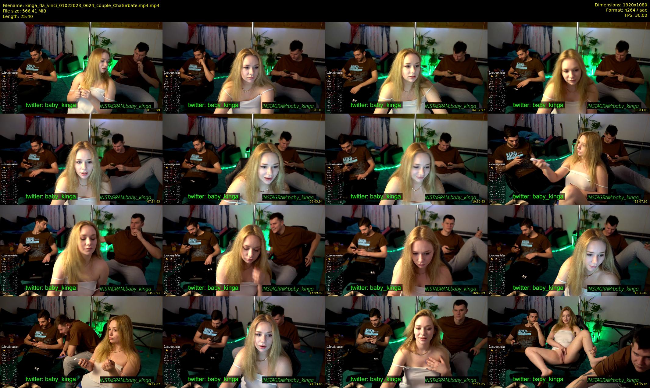 kinga_da_vinci — 26 minute Chaturbate couple cam show recording, 1080p, Feb 1, 2023
