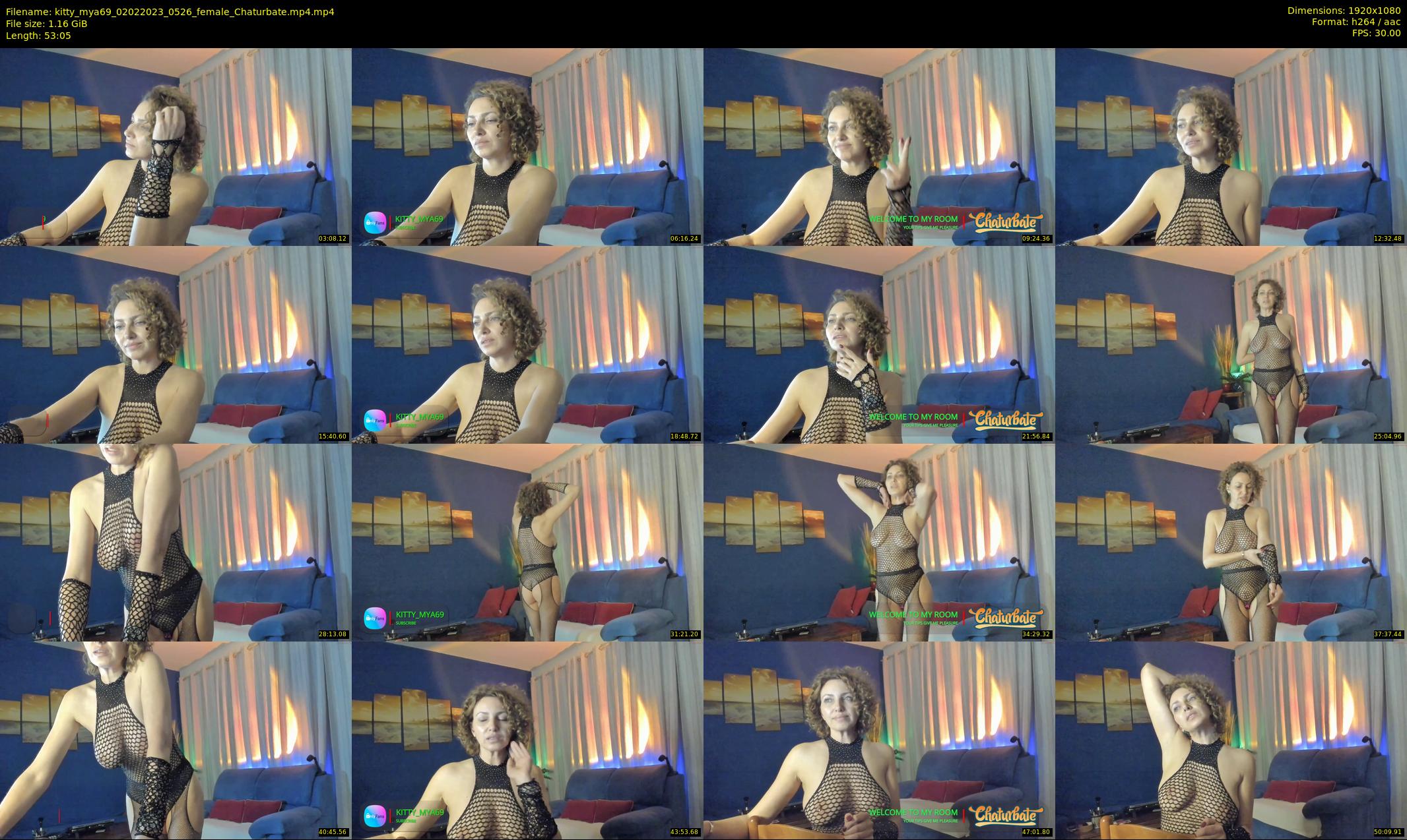kitty_mya69 — 54 minute Chaturbate female cam show recording, 1080p, Feb 2, 2023