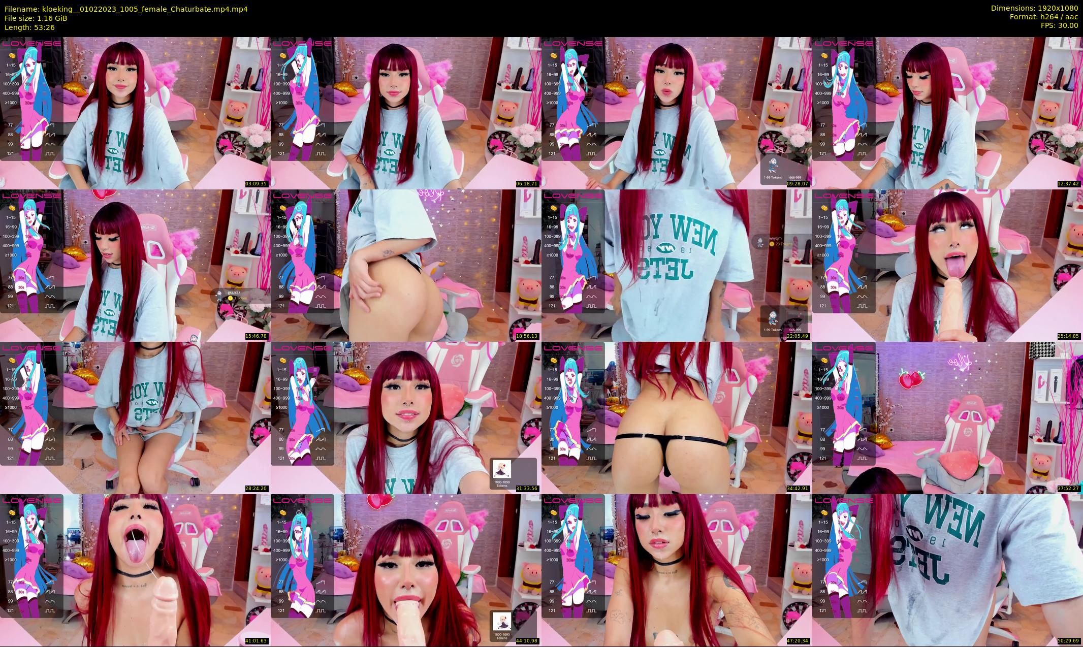 kloeking_ — 54 minute Chaturbate female cam show recording, 1080p, Feb 1, 2023