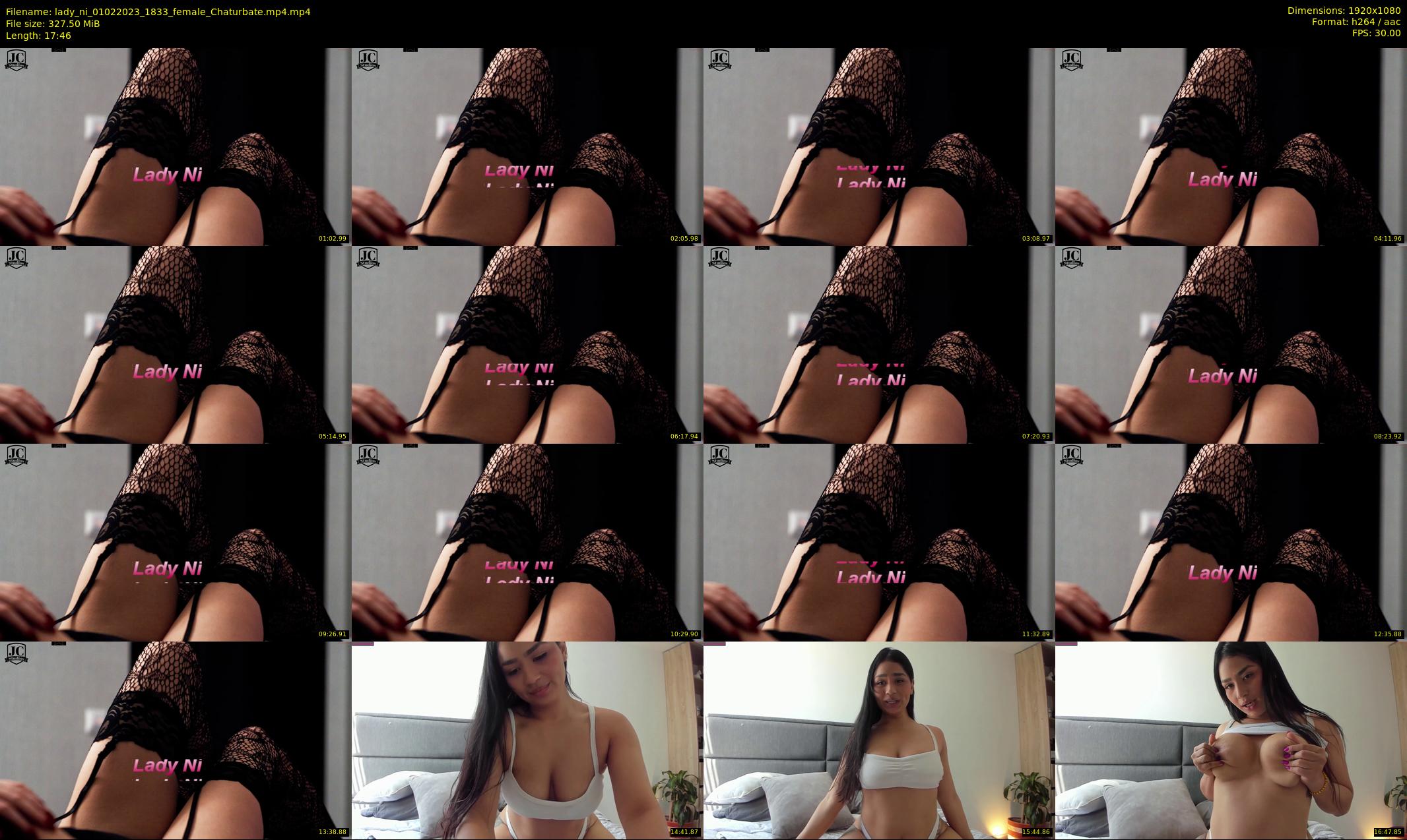 lady_ni — 18 minute Chaturbate female cam show recording, 1080p, Feb 1, 2023