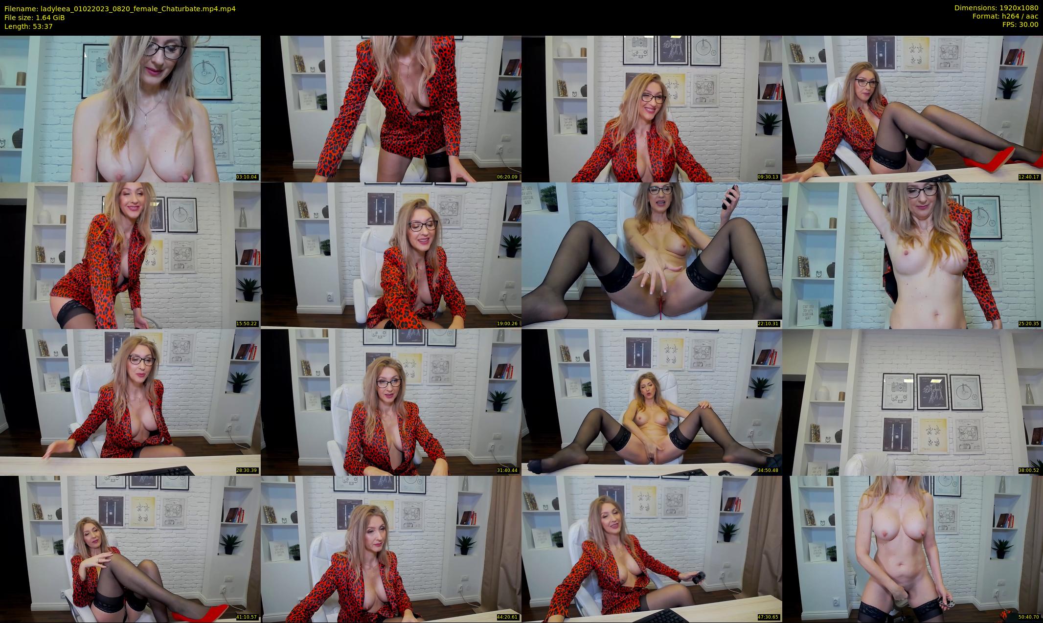 ladyleea — 54 minute Chaturbate female cam show recording, 1080p, Feb 1, 2023