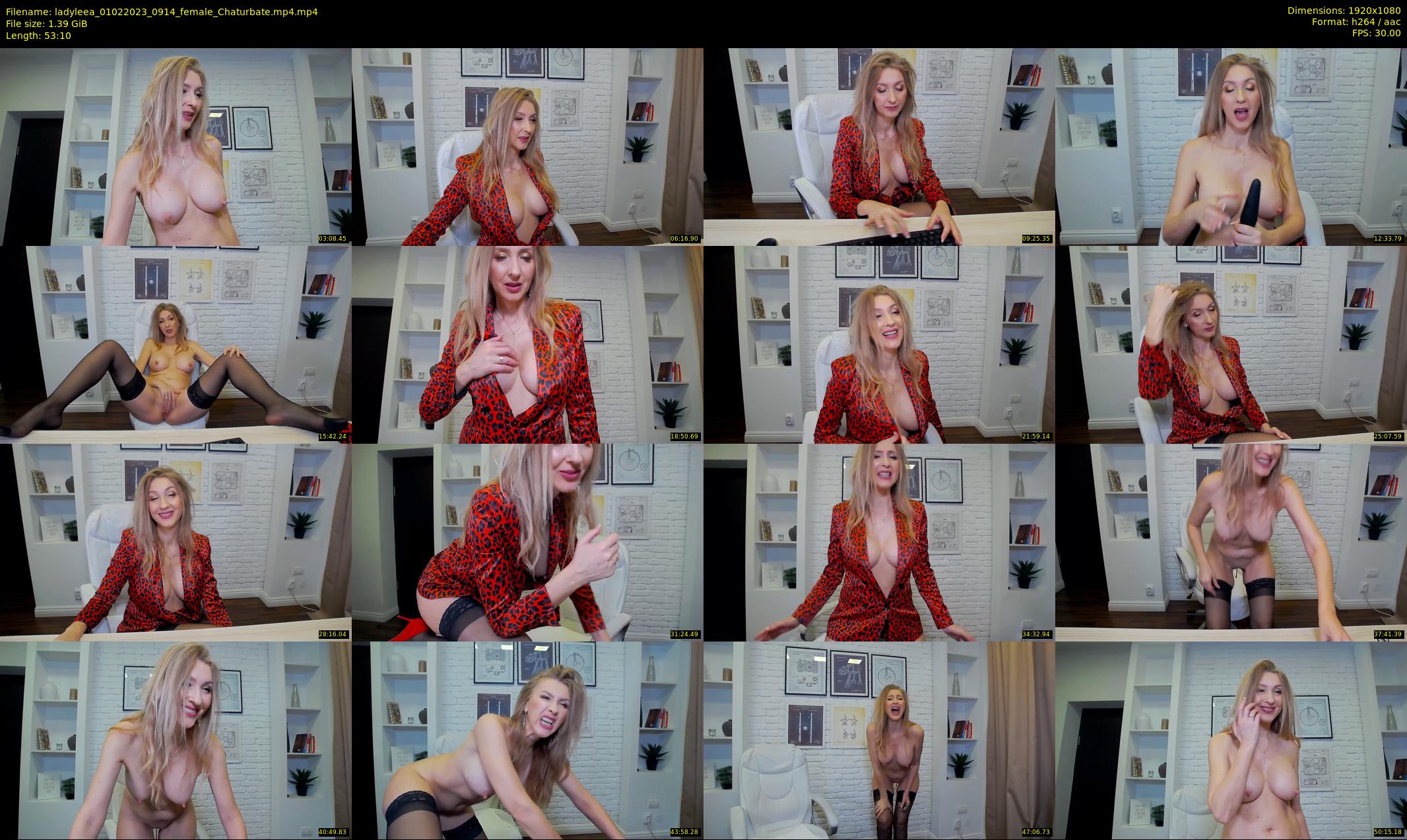 ladyleea — 54 minute Chaturbate female cam show recording, 1080p, Feb 1, 2023