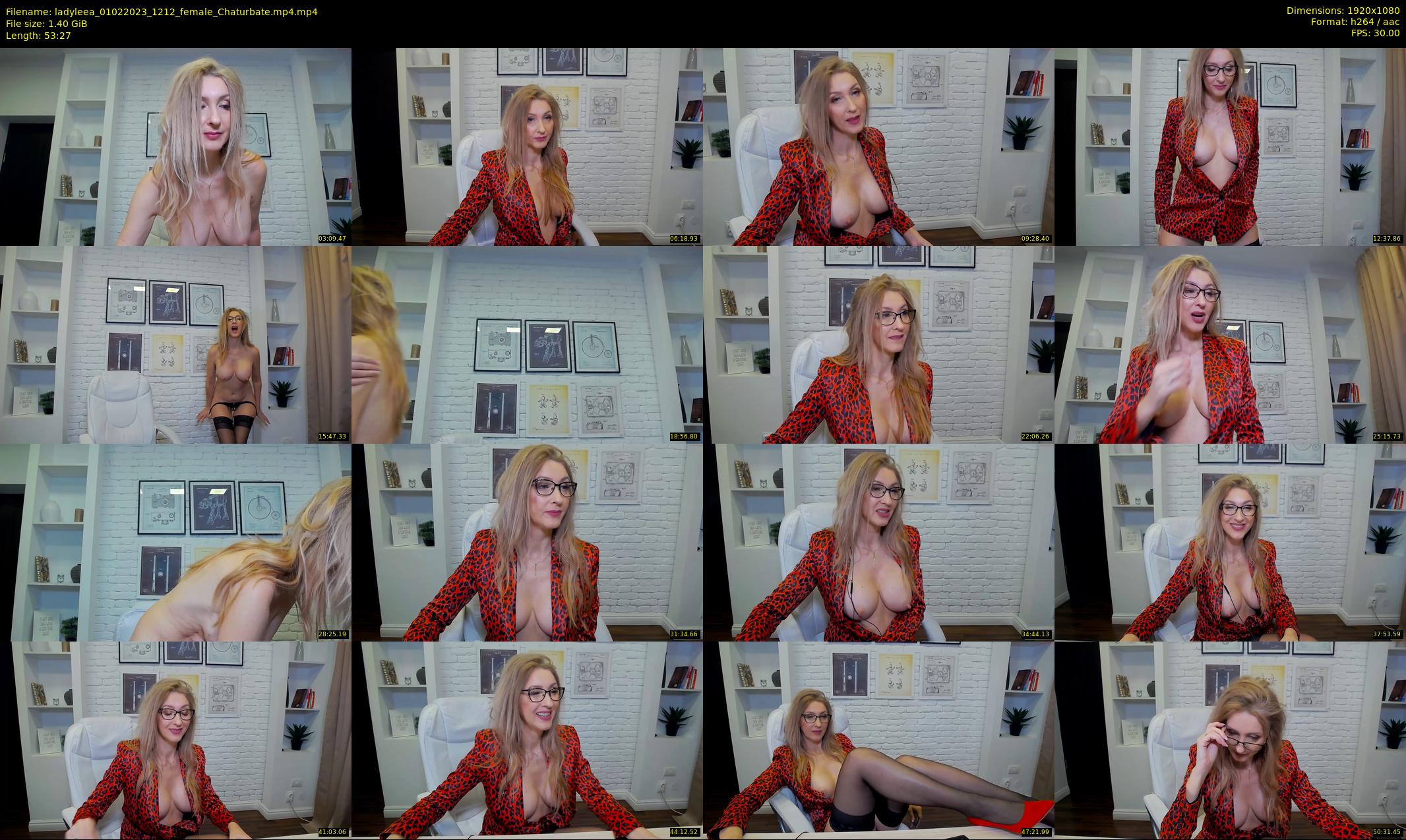 ladyleea — 54 minute Chaturbate female cam show recording, 1080p, Feb 1, 2023