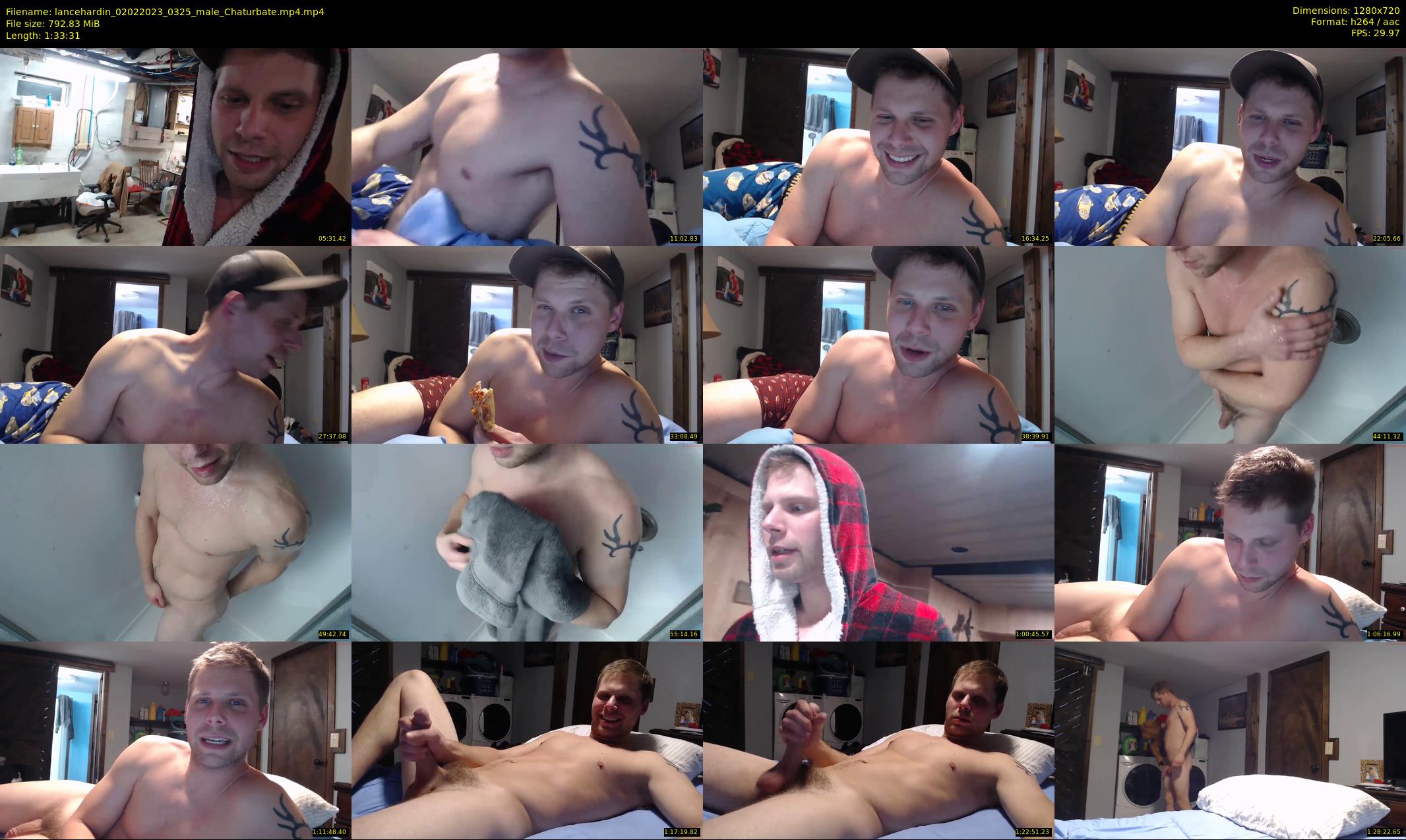 lancehardin — 94 minute Chaturbate male cam show recording, 720p, Feb 2, 2023