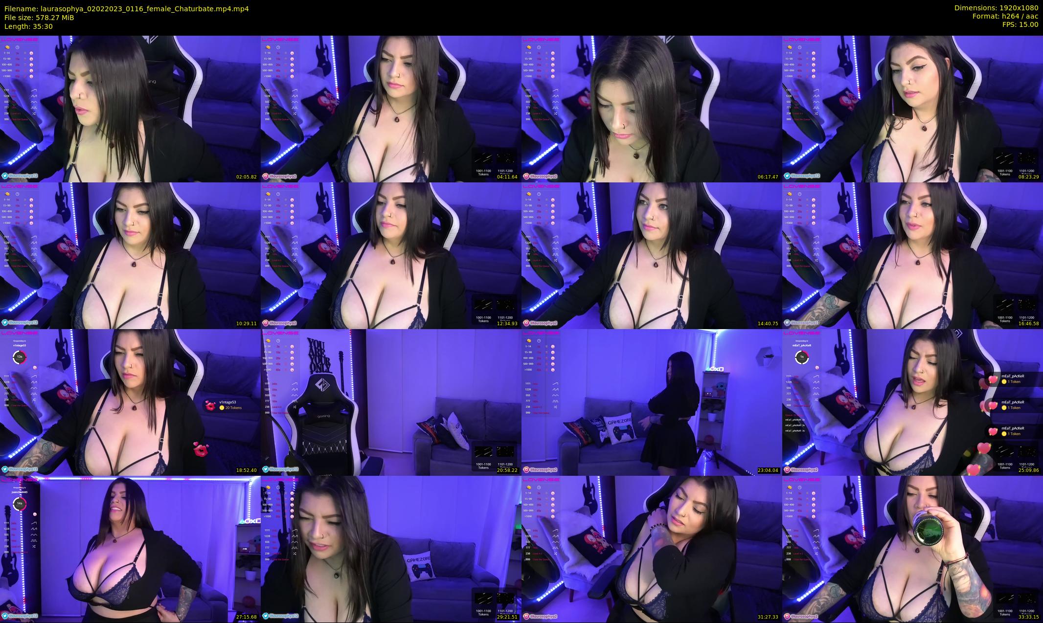 laurasophya — 36 minute Chaturbate female cam show recording, 1080p, Feb 2, 2023