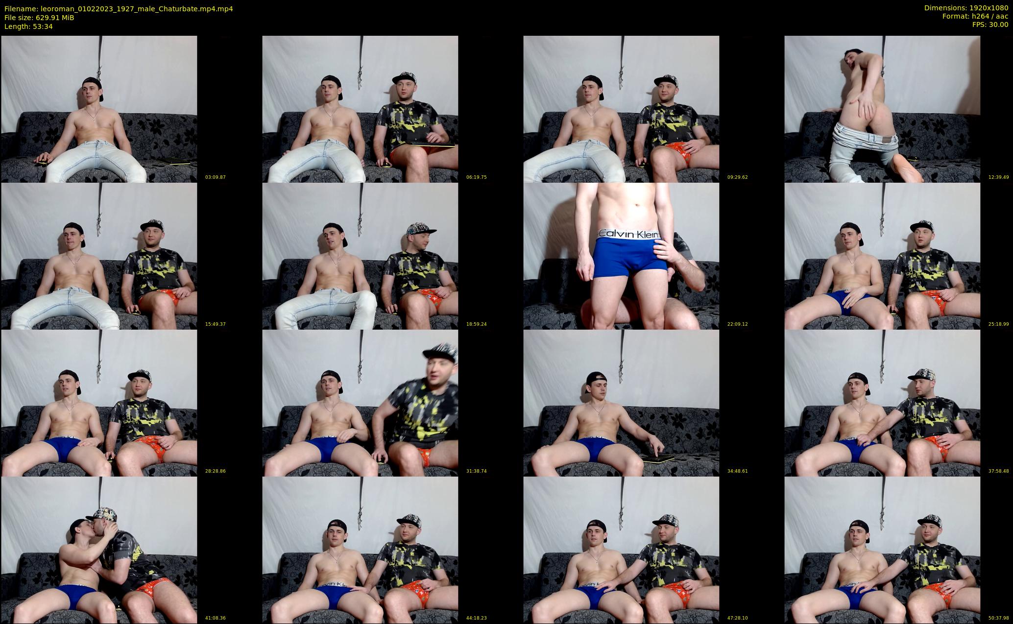 leoroman — 54 minute Chaturbate male cam show recording, 1080p, Feb 1, 2023