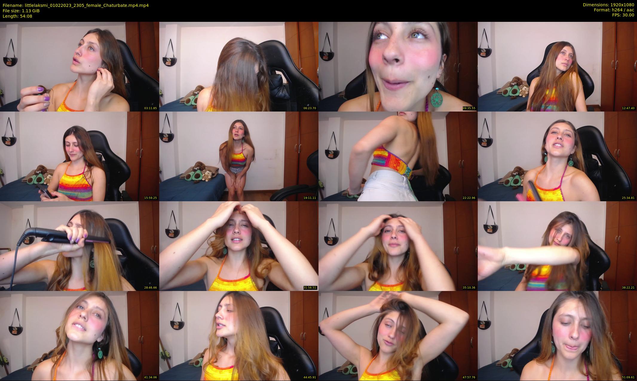 littlelaksmi — 55 minute Chaturbate female cam show recording, 1080p, Feb 1, 2023