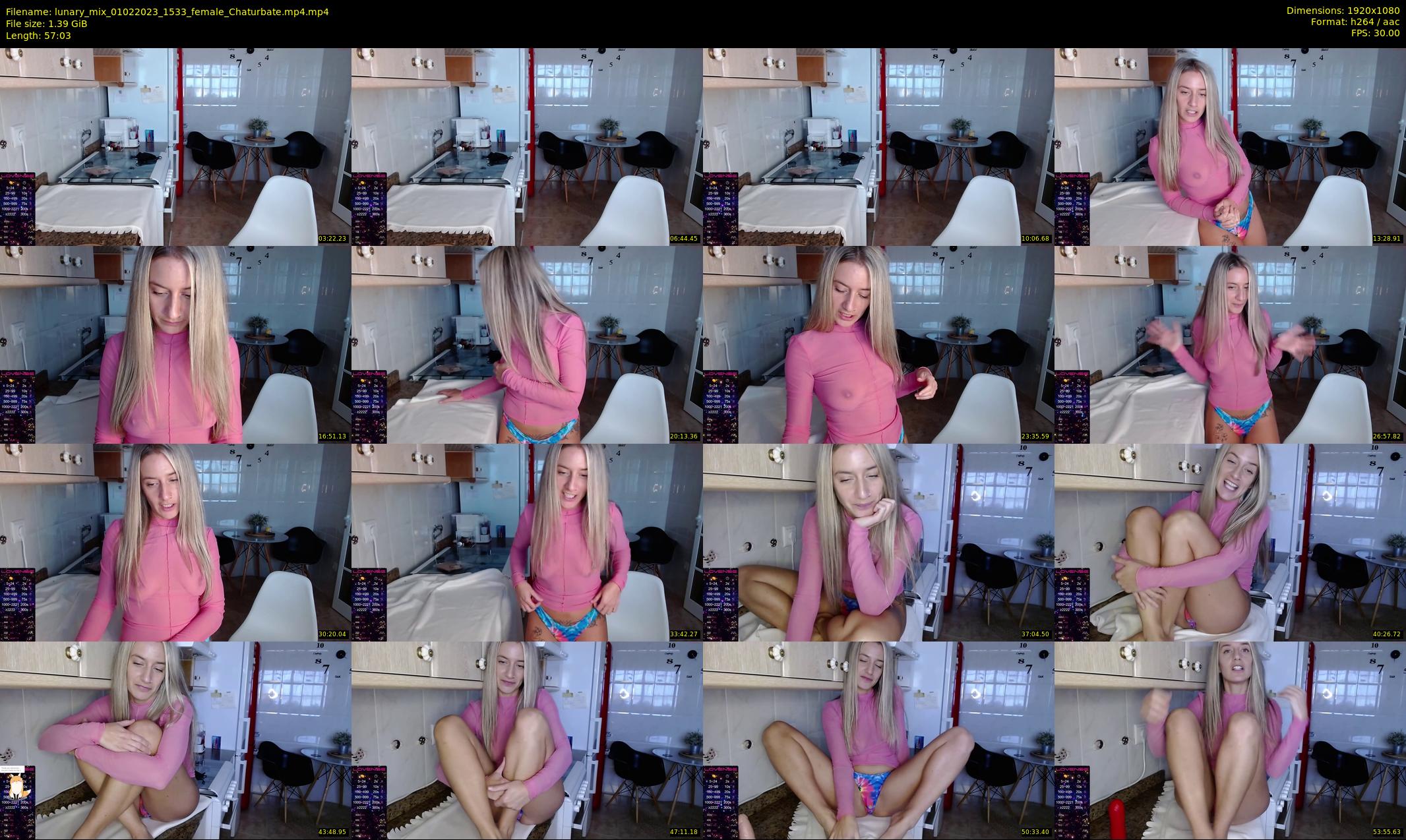 lunary_mix — 58 minute Chaturbate couple cam show recording, 1080p, Feb 1, 2023