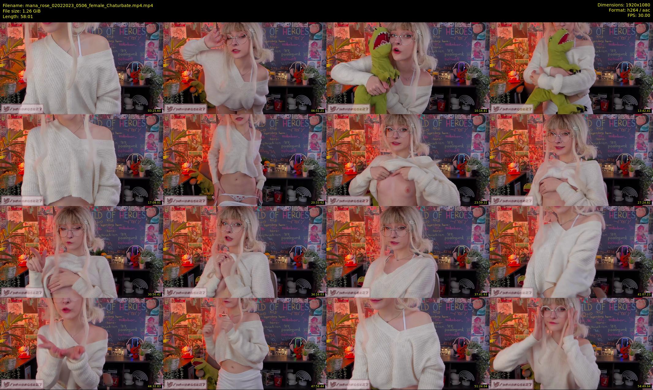 mana_rose — 59 minute Chaturbate female cam show recording, 1080p, Feb 2, 2023