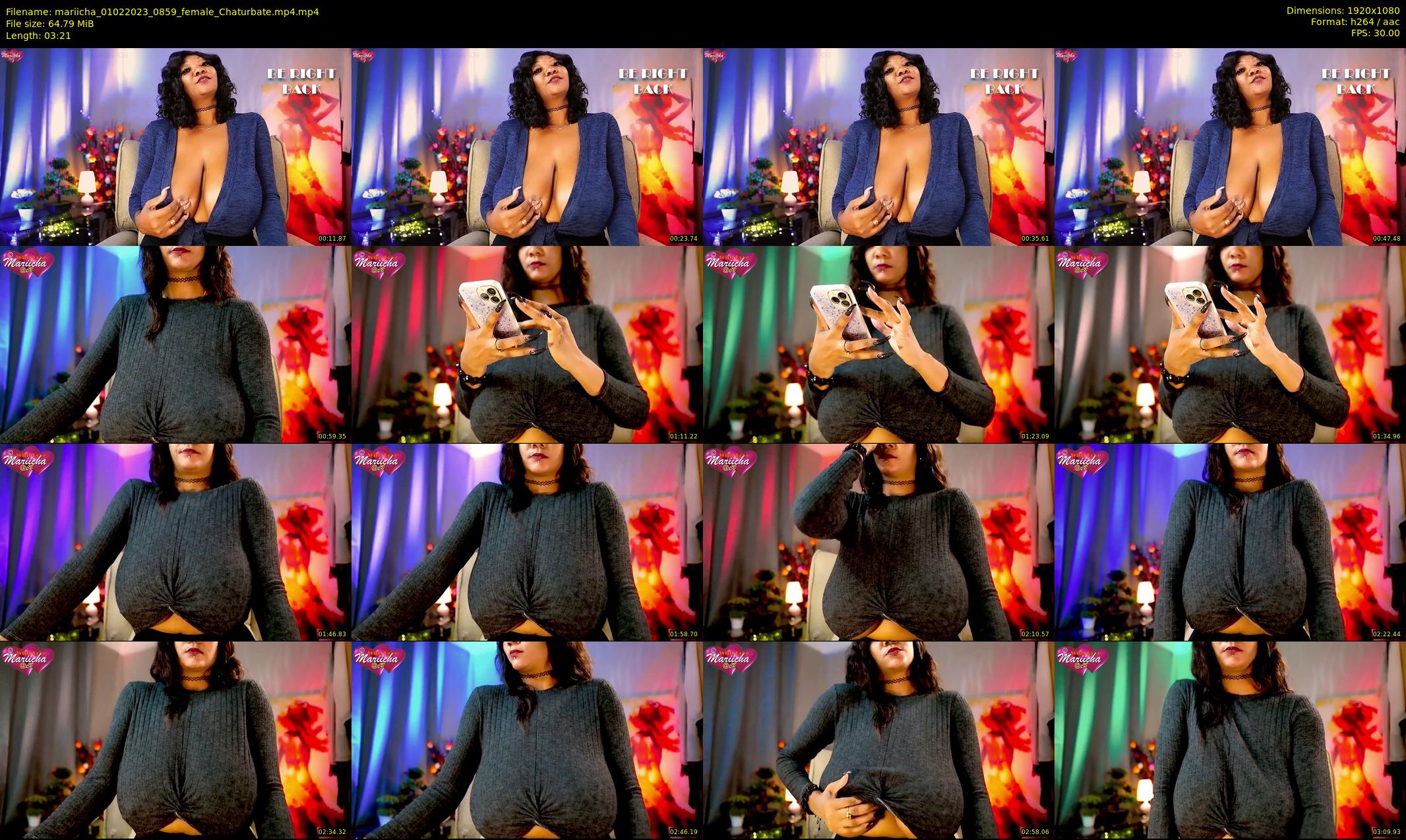 mariicha — 4 minute Chaturbate female cam show recording, 1080p, Feb 1, 2023