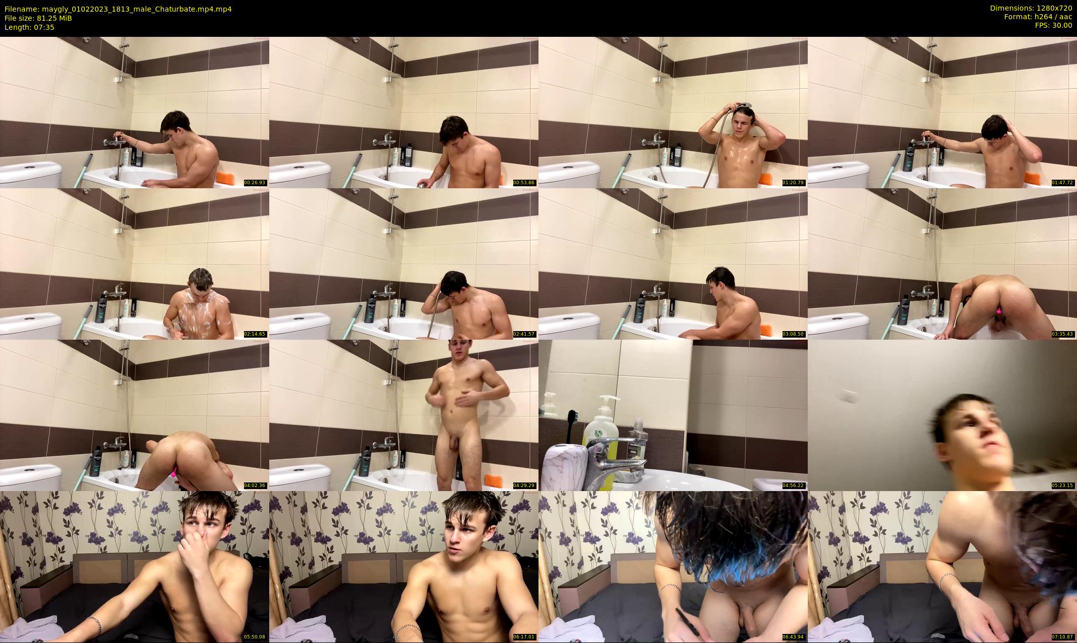 maygly — 8 minute Chaturbate male cam show recording, 720p, Feb 1, 2023