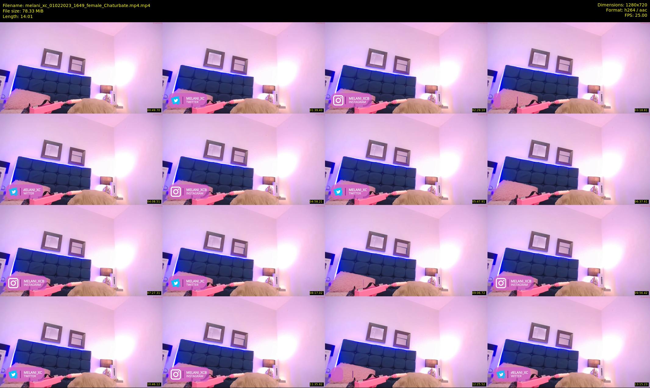 melani_xc — 15 minute Chaturbate female cam show recording, 720p, Feb 1, 2023