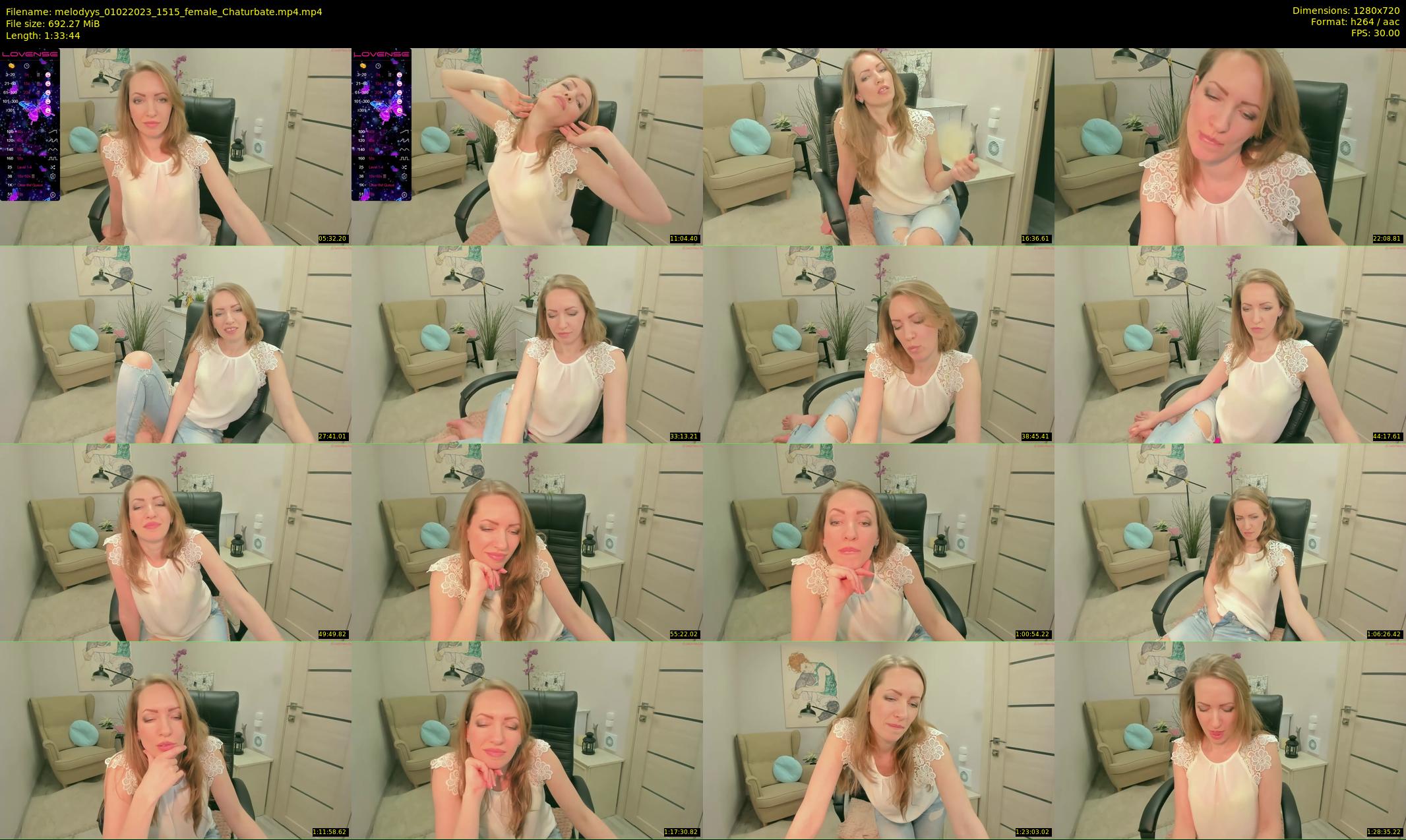 melodyys — 94 minute Chaturbate female cam show recording, 720p, Feb 1, 2023