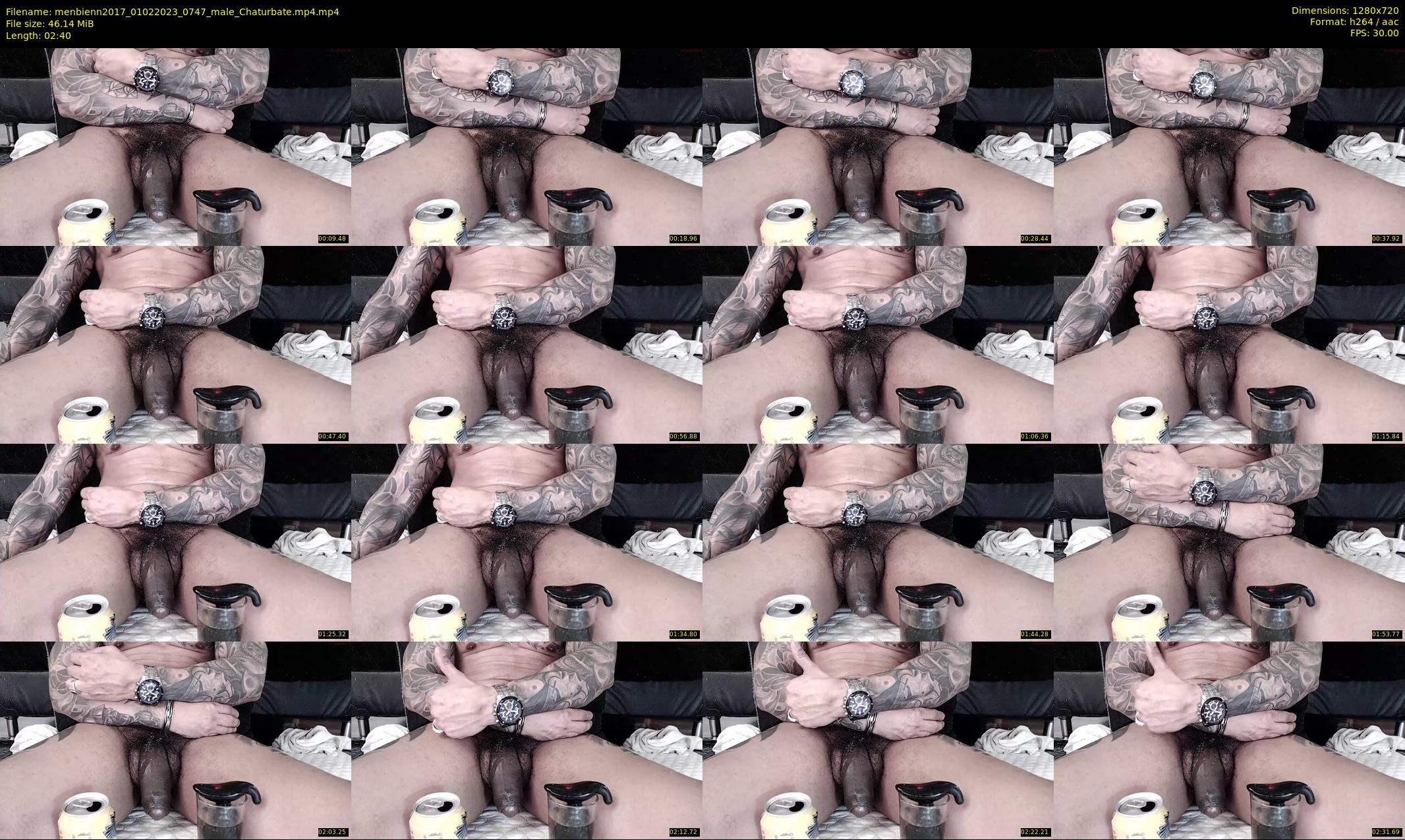 menbienn2017 — 3 minute Chaturbate male cam show recording, 720p, Feb 1, 2023