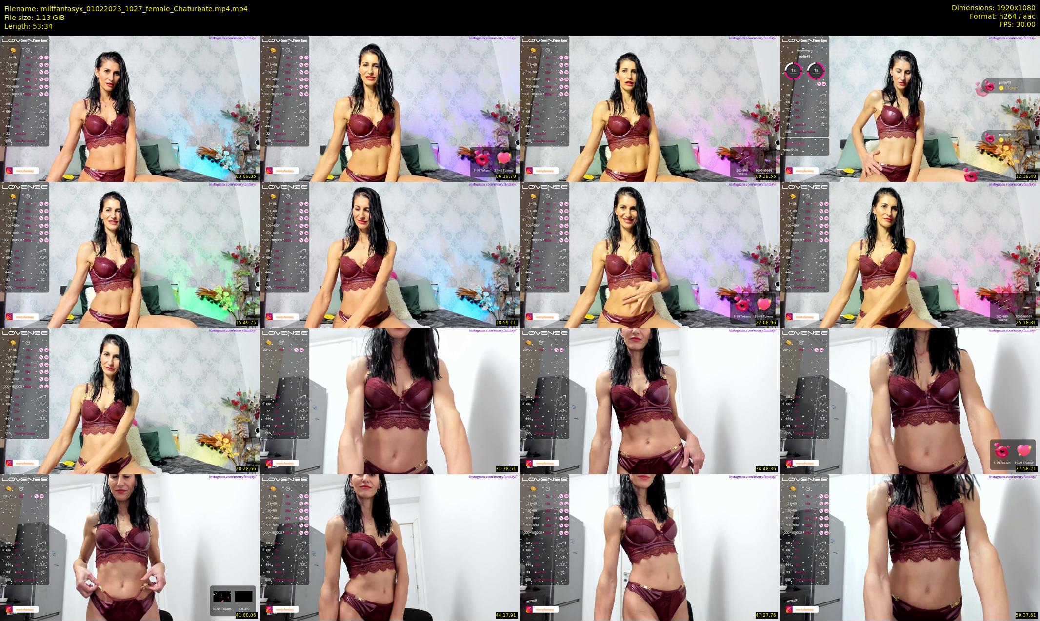 milffantasyx — 54 minute Chaturbate female cam show recording, 1080p, Feb 1, 2023