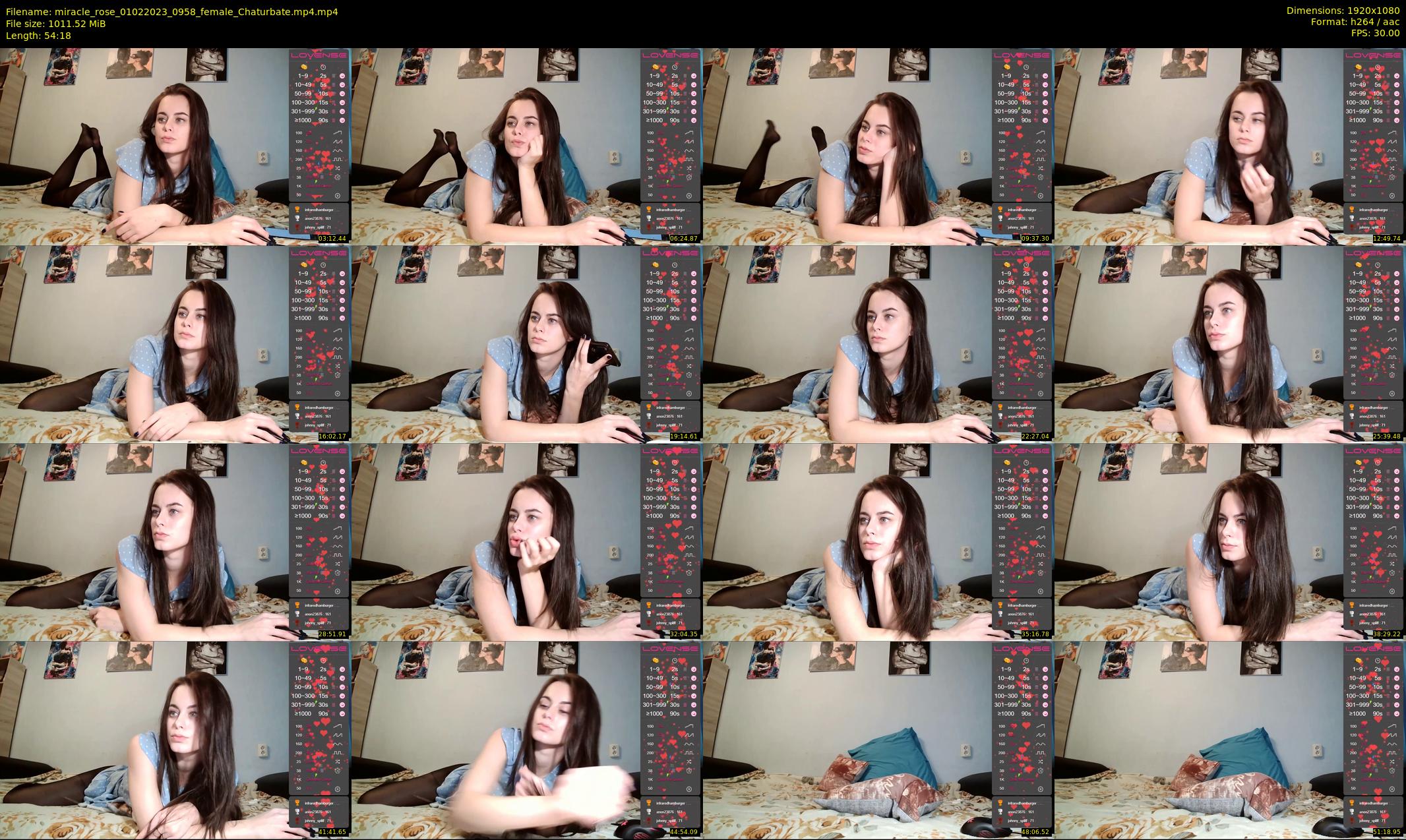 miracle_rose — 55 minute Chaturbate female cam show recording, 1080p, Feb 1, 2023