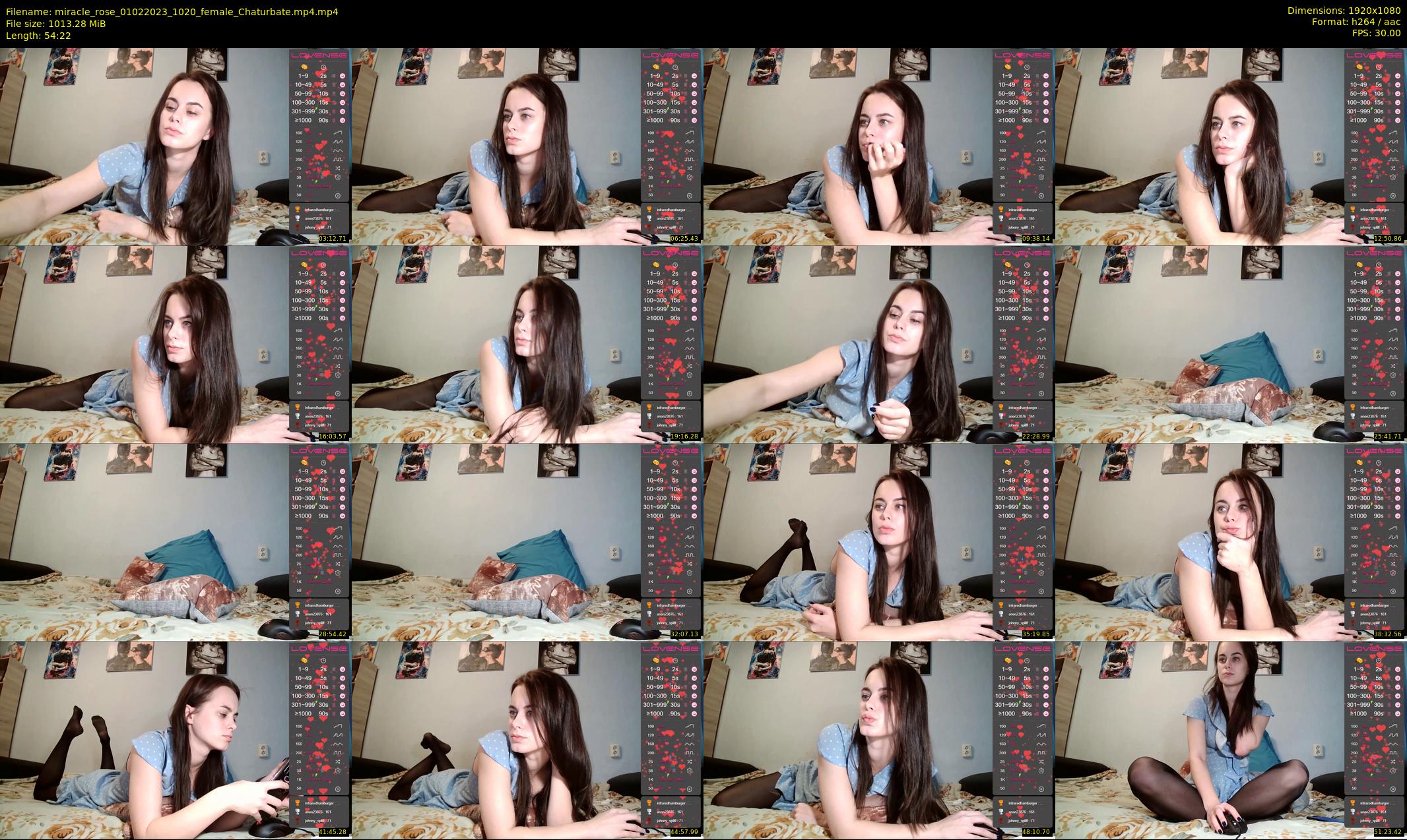 miracle_rose — 55 minute Chaturbate female cam show recording, 1080p, Feb 1, 2023