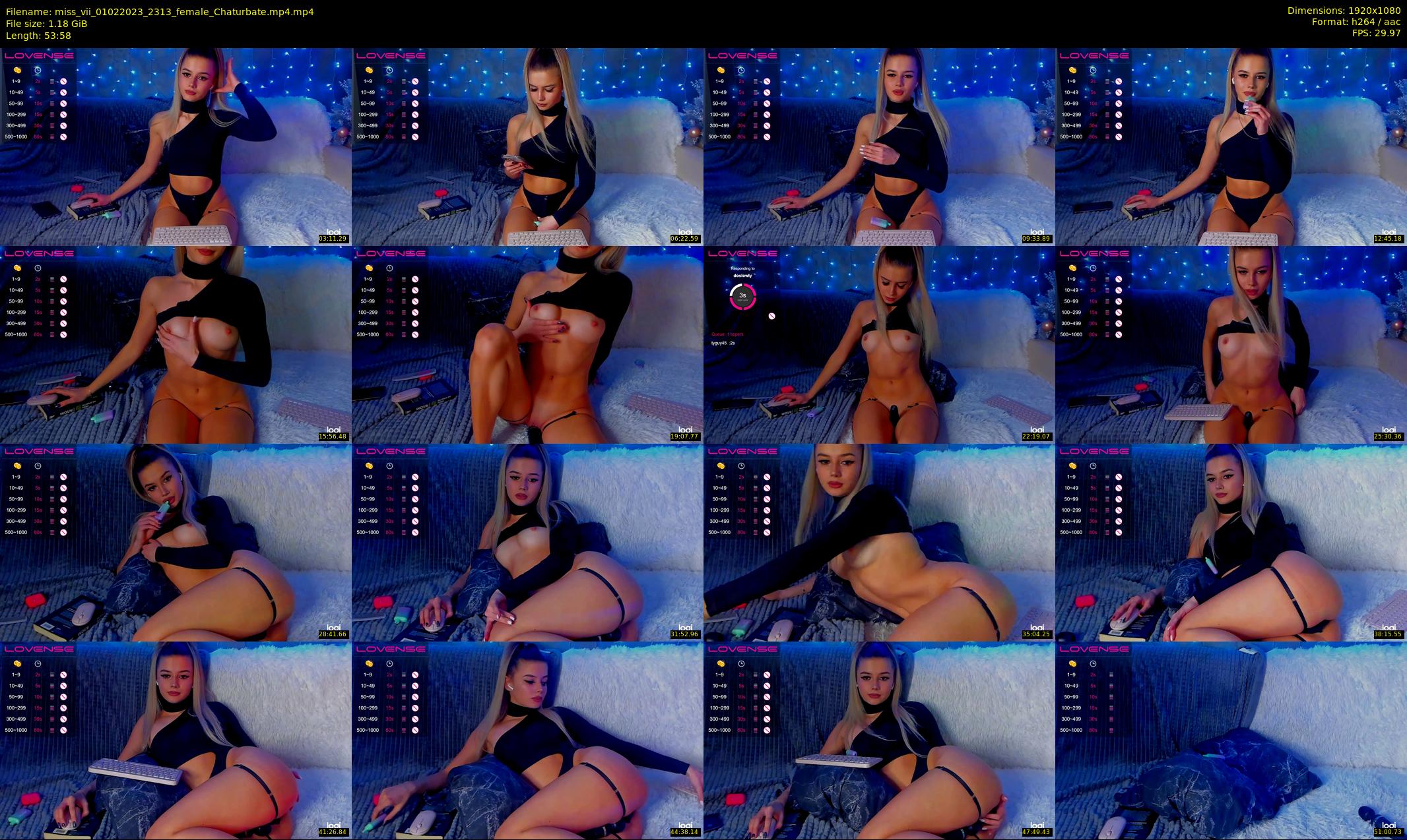 miss_vii — 54 minute Chaturbate female cam show recording, 1080p, Feb 1, 2023
