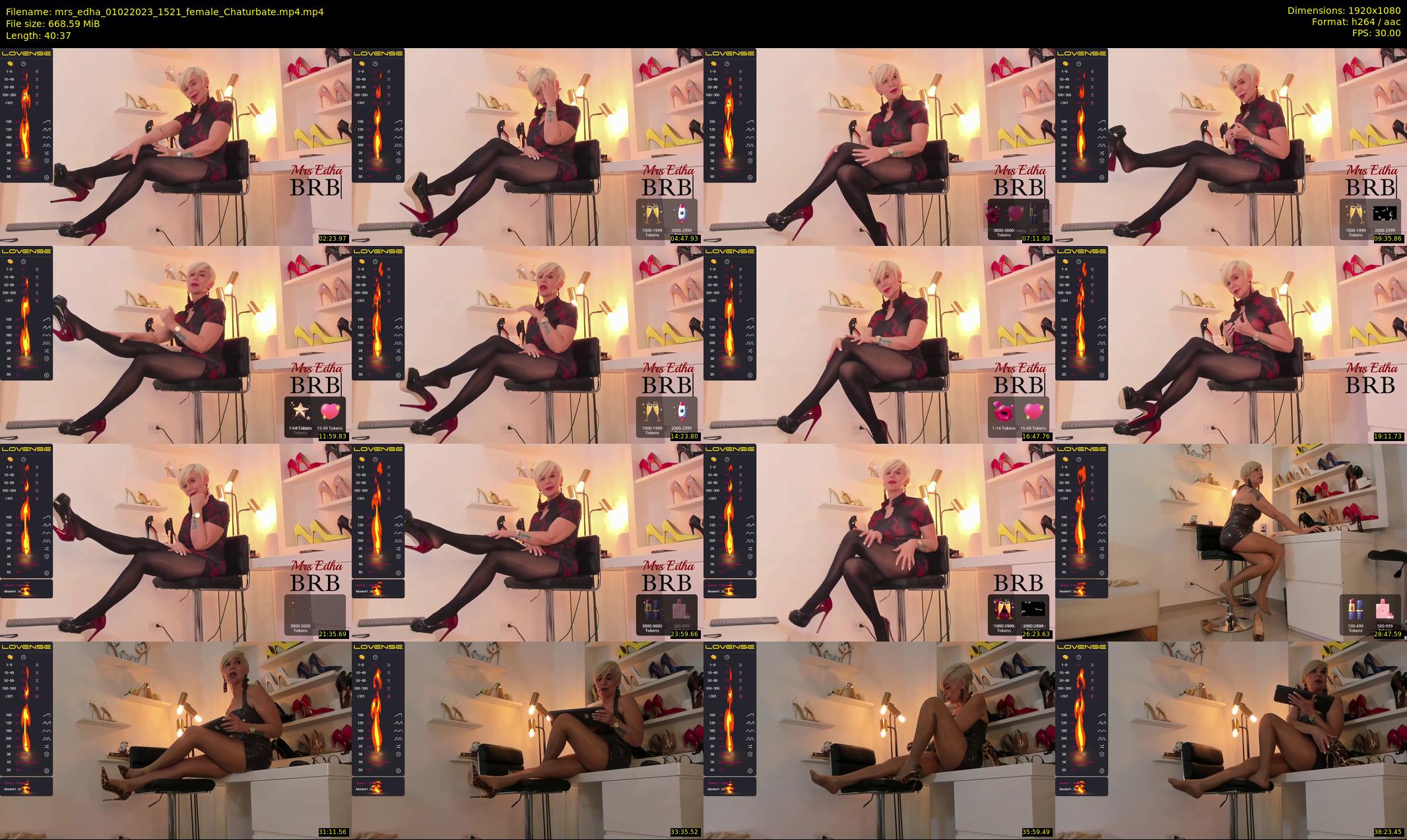 mrs_edha — 41 minute Chaturbate female cam show recording, 1080p, Feb 1, 2023